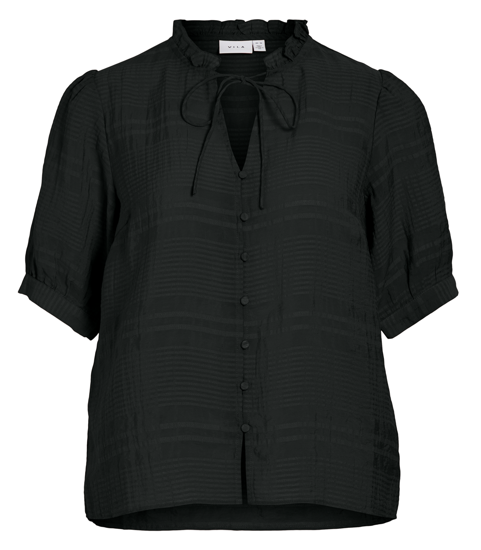 Chemise droite Noir