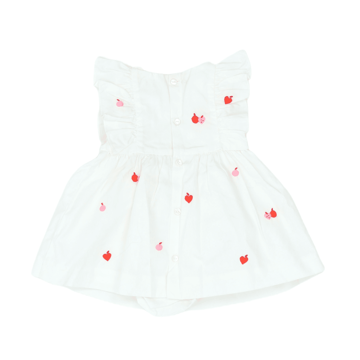 White Baby Dress - 3 months JACADI - Seconde Main White