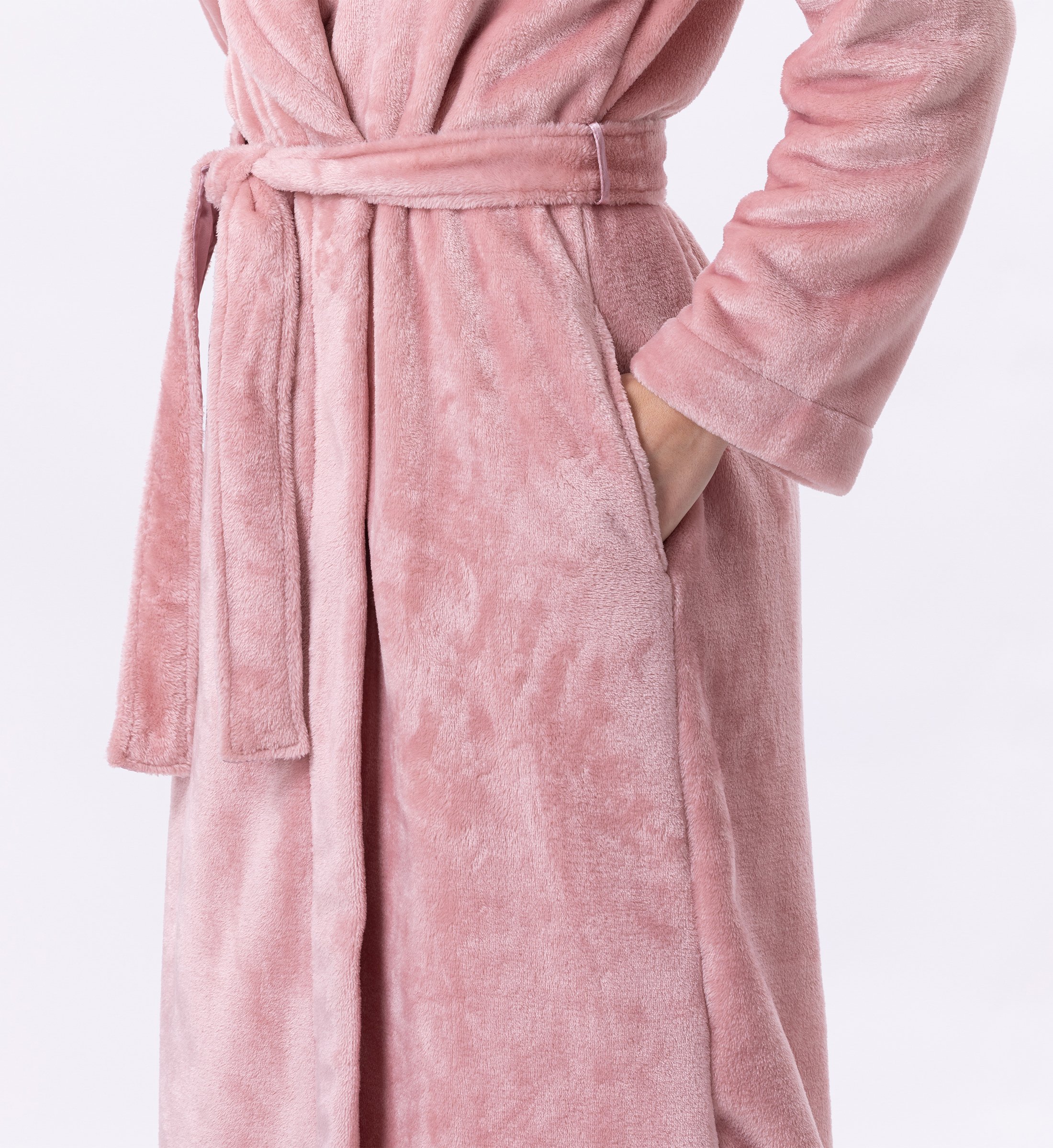 Plush Flannel Robe LE CHAT Pink