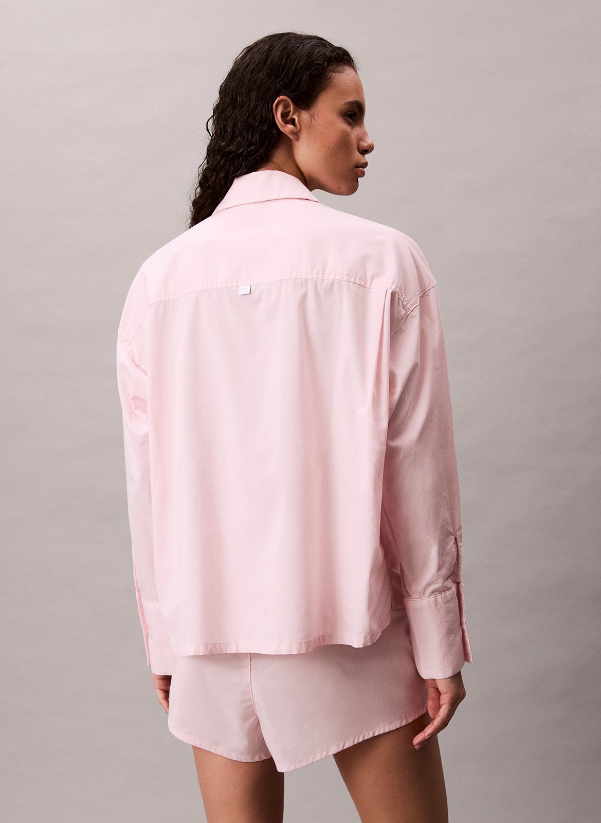 Cotton-blend pajama shorts CALVIN KLEIN UNDERWEAR Pink