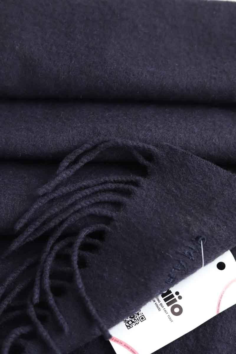 Leather jacket with hood Blue