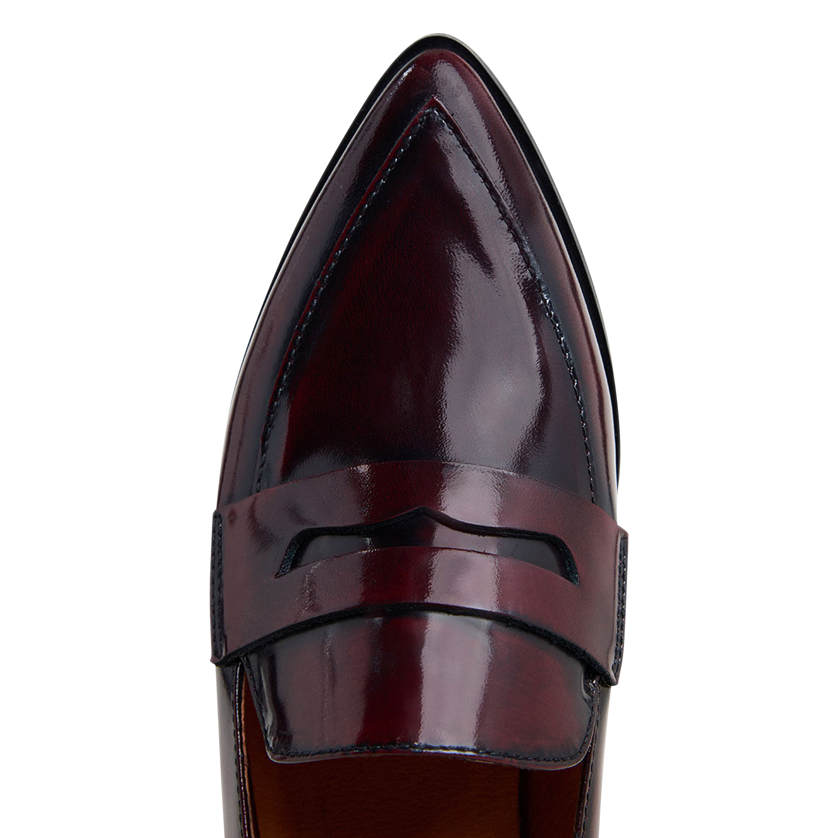 Mocassins en cuir JONAK Rouge