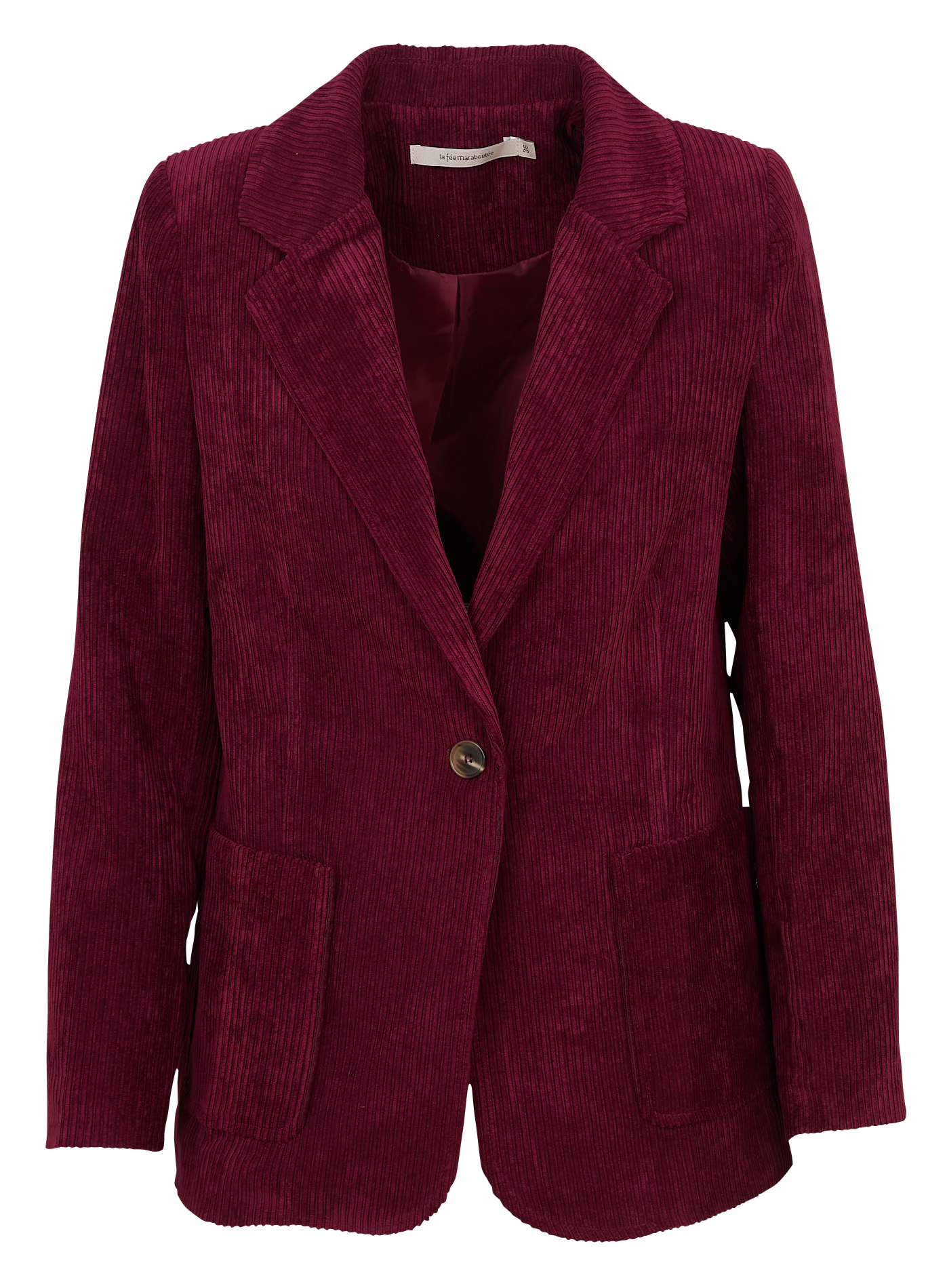 Corduroy suit jacket LA FEE MARABOUTEE Brown