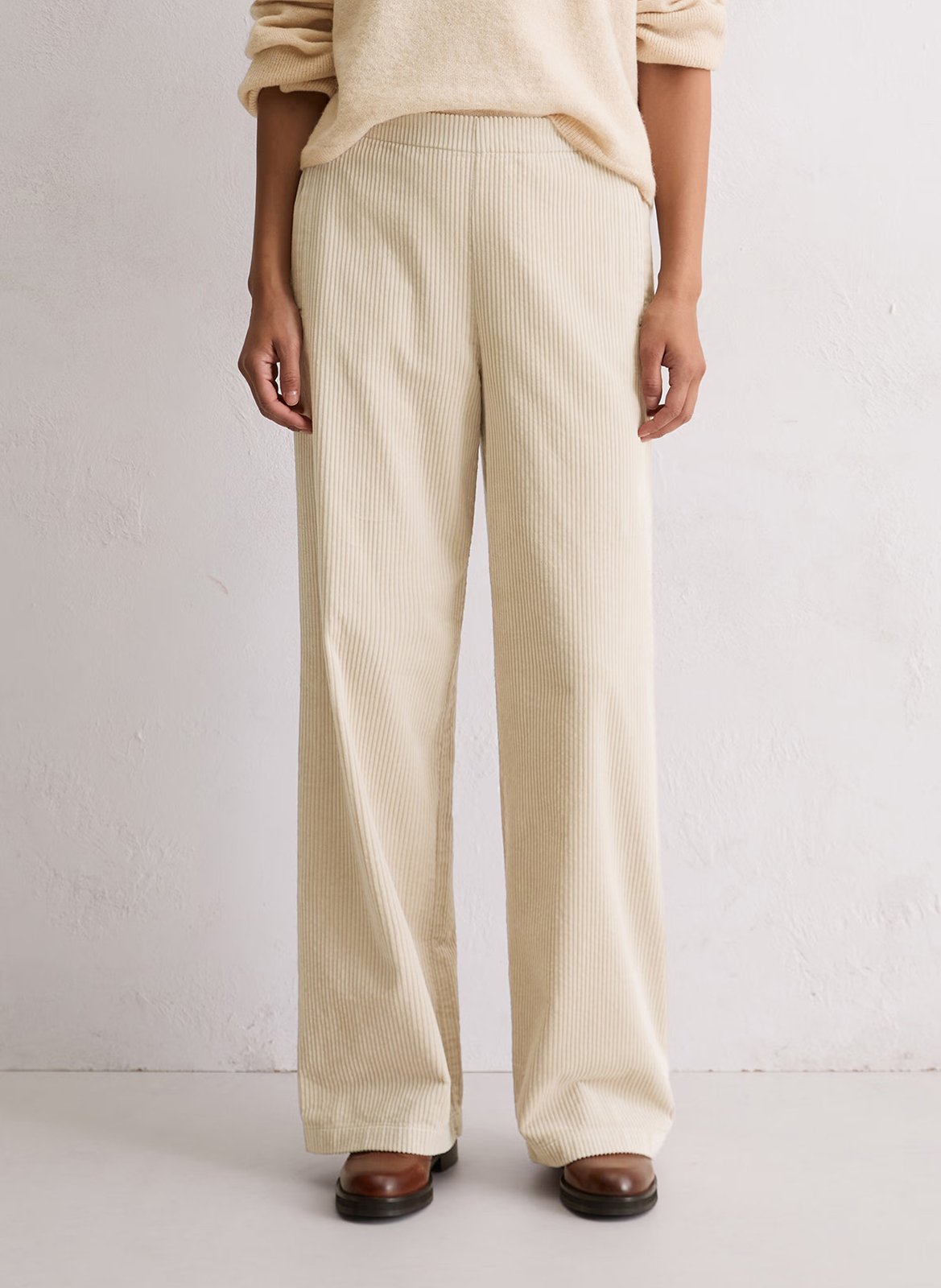 Pantalón capri de pana MARC O'POLO Beige