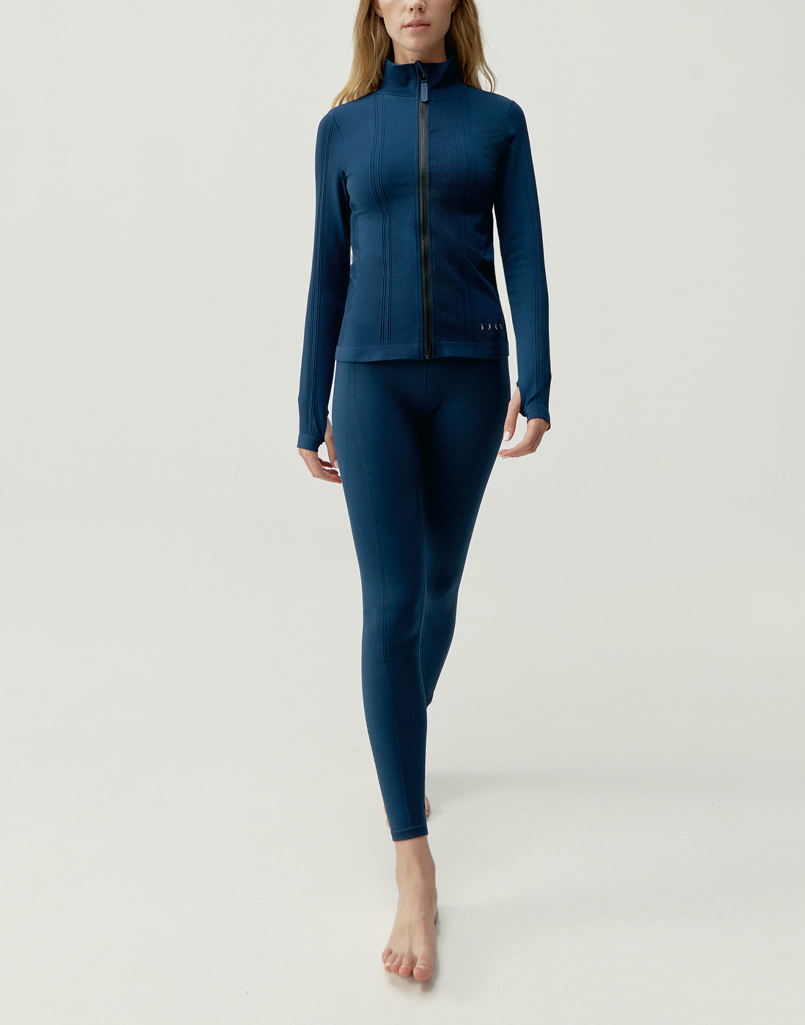 Seamless outer jacket Blue