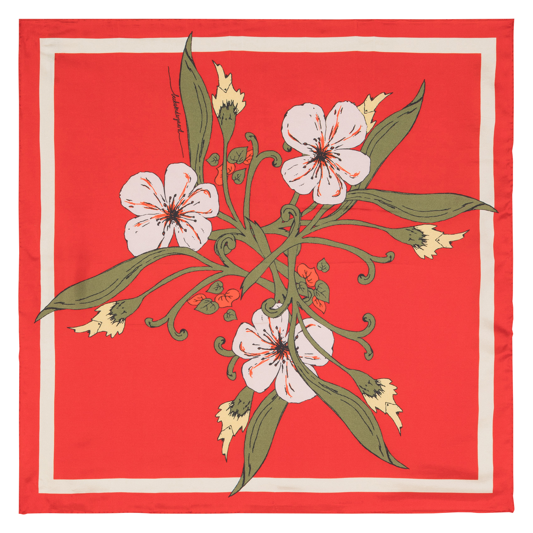 Seidentuch BECKSONDERGAARD Rot