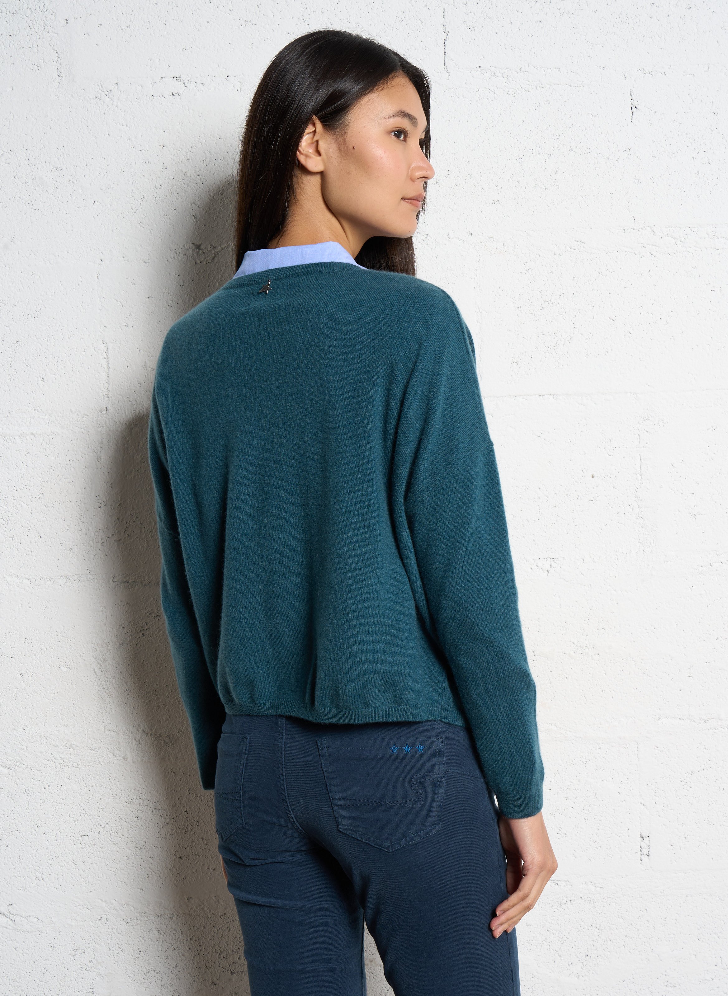 Delamour - Kaschmirpullover SUD EXPRESS Blau