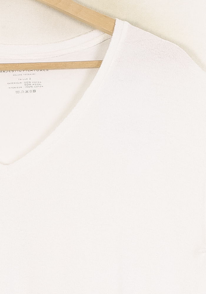 Short & Midi Dress MAJESTIC FILATURES - SECONDE MAIN White