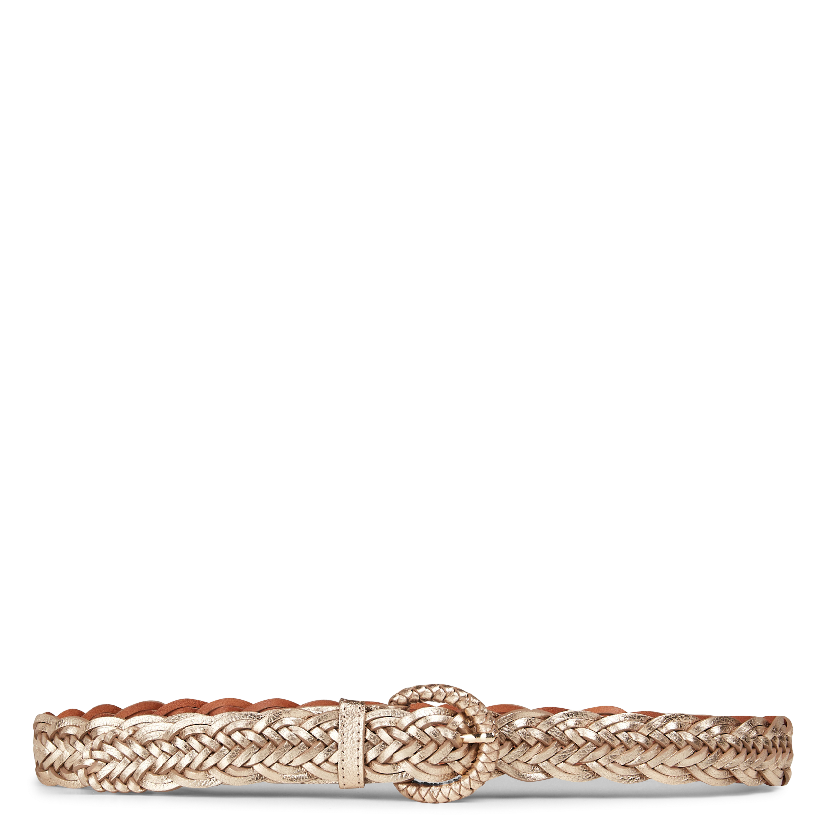 Ceintuur van gevlochten leer MAISON 123