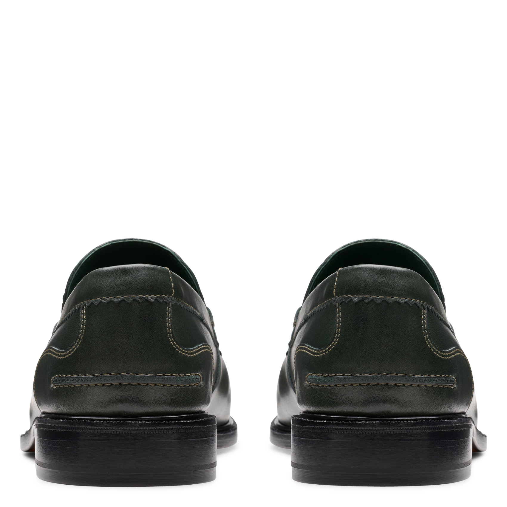 Mocassini in pelle CLARKS Verde