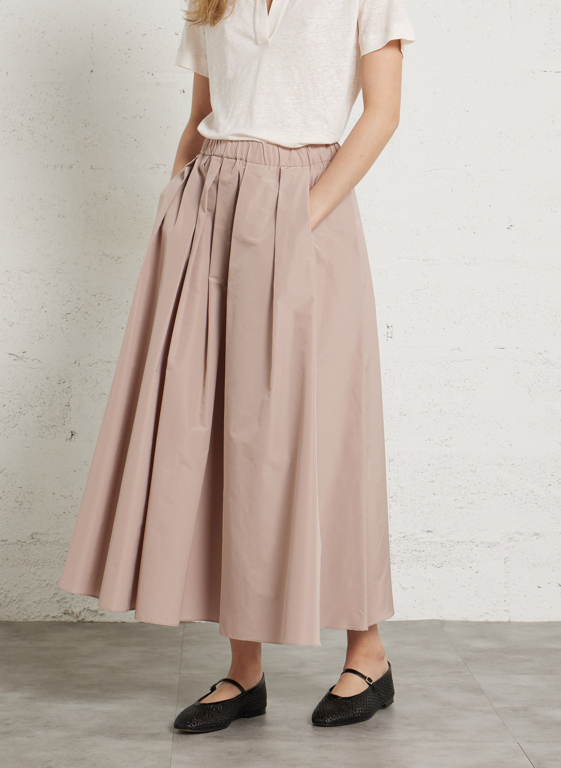 Ausgestellter Midi-Rock MAX MARA WEEK END Rosa