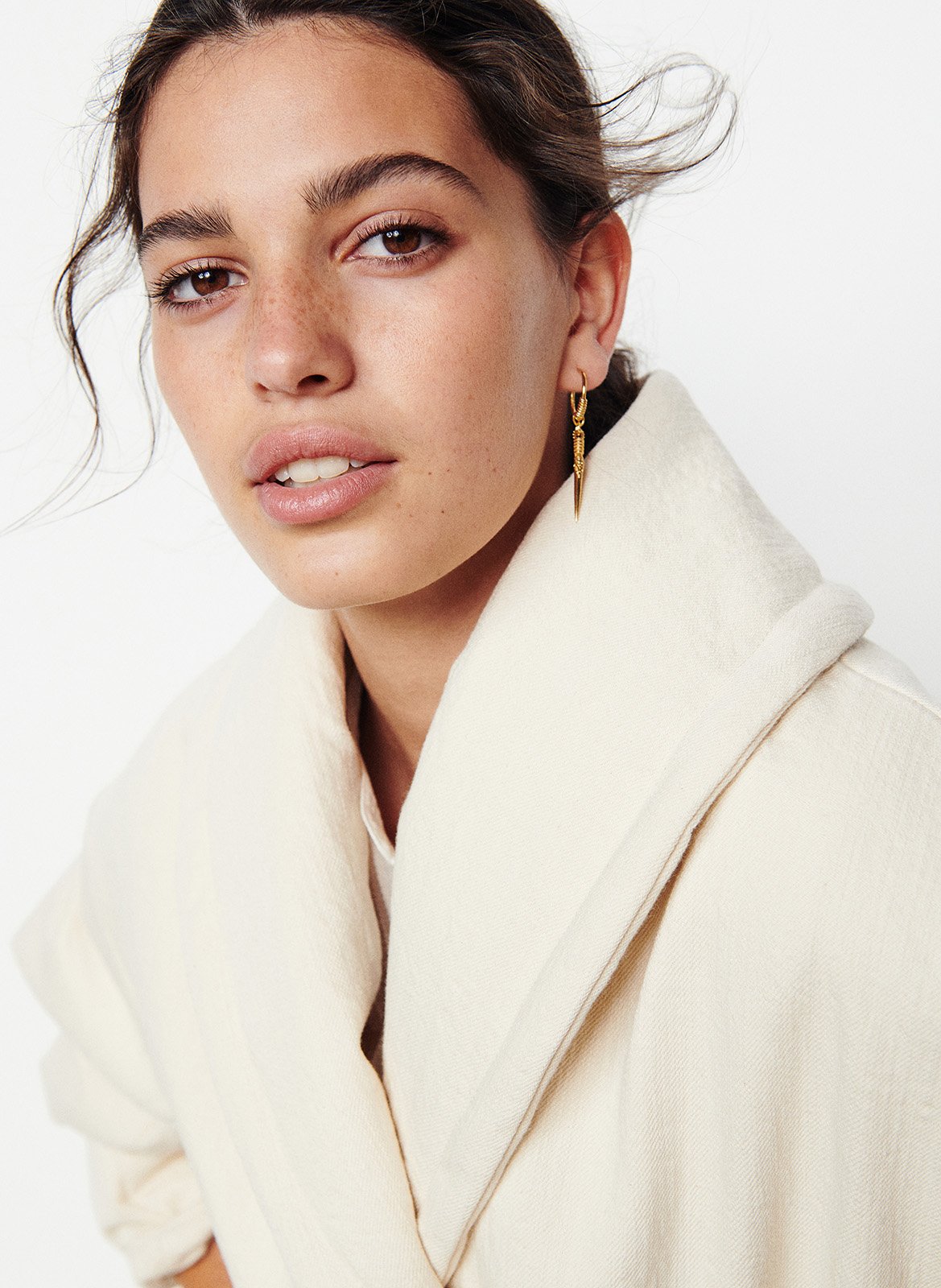 Oorbellen van massief zilver BA&SH Goudkleurig