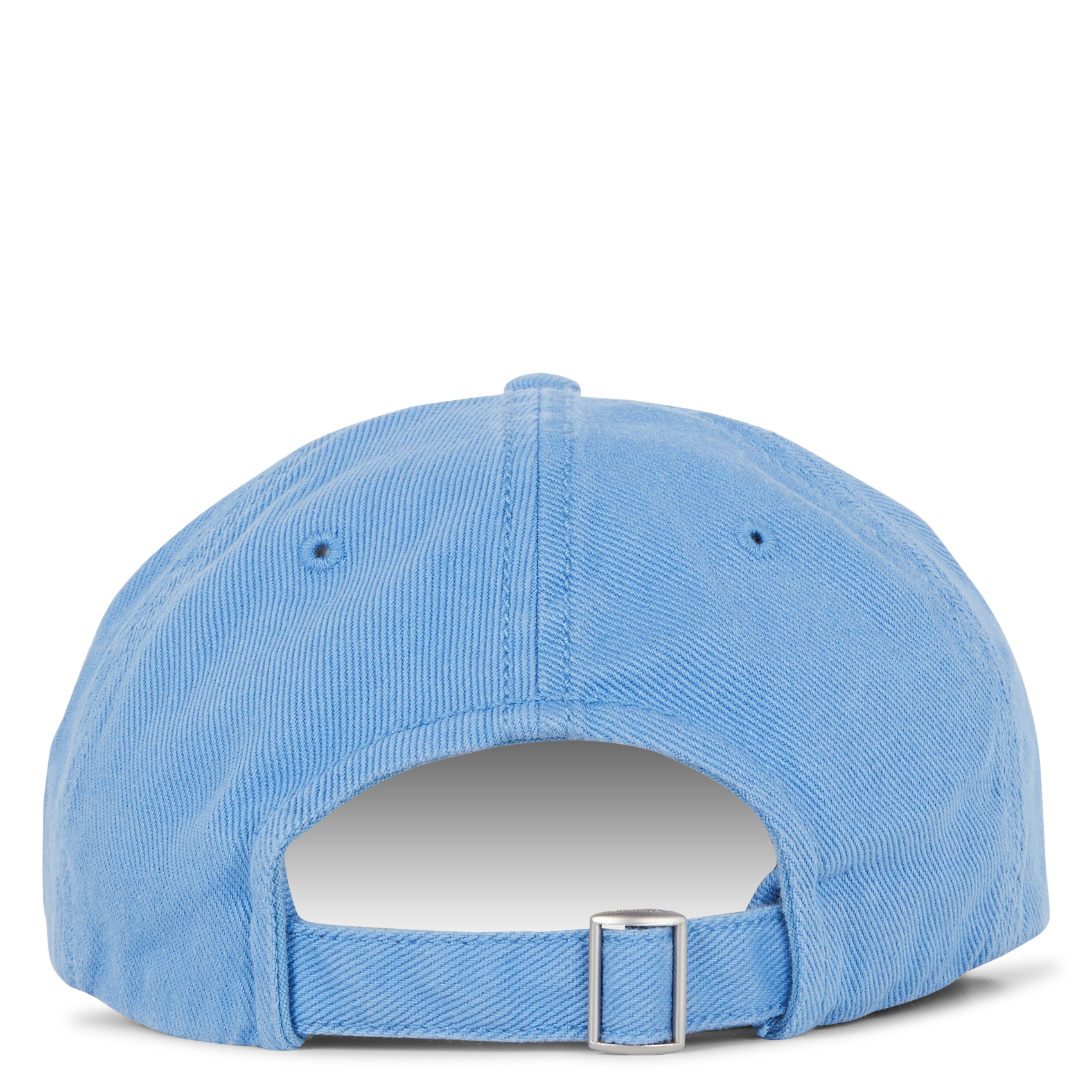 Casquette brodée en coton Bleu