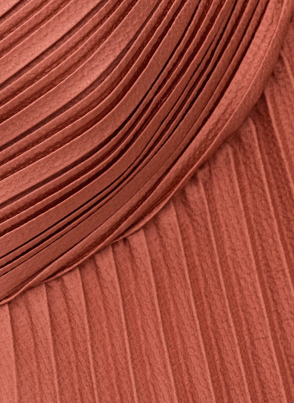 Robe longue plissée BA&SH Rose