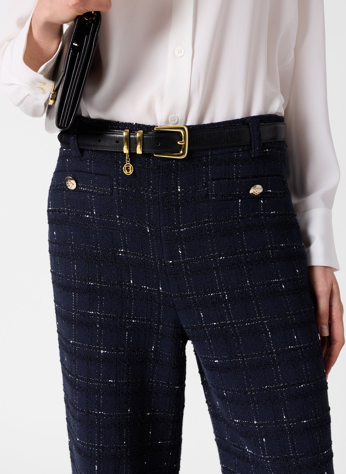 Pantalón de tweed GERARD DAREL Azul