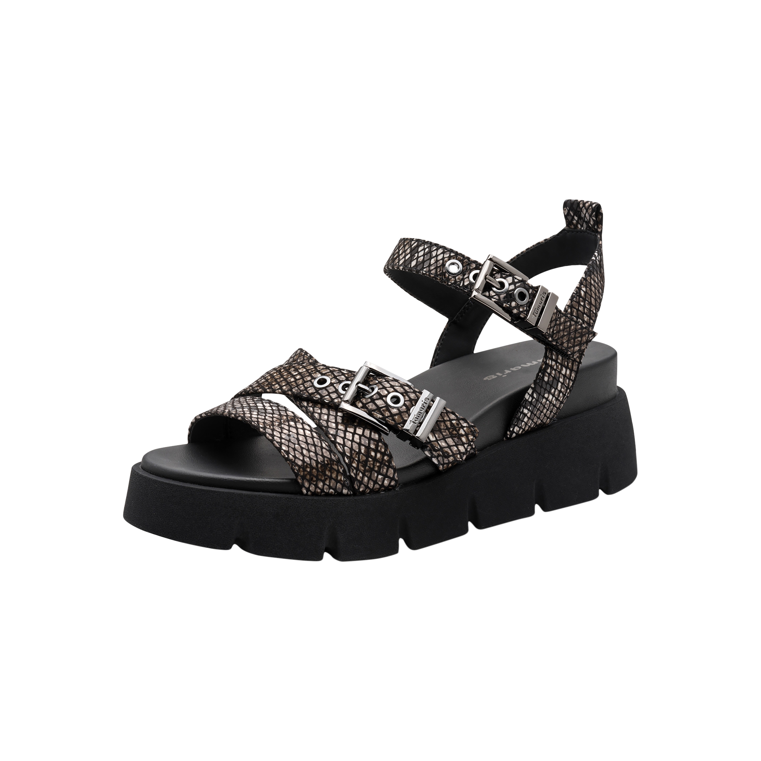Strappy sandals TAMARIS Black
