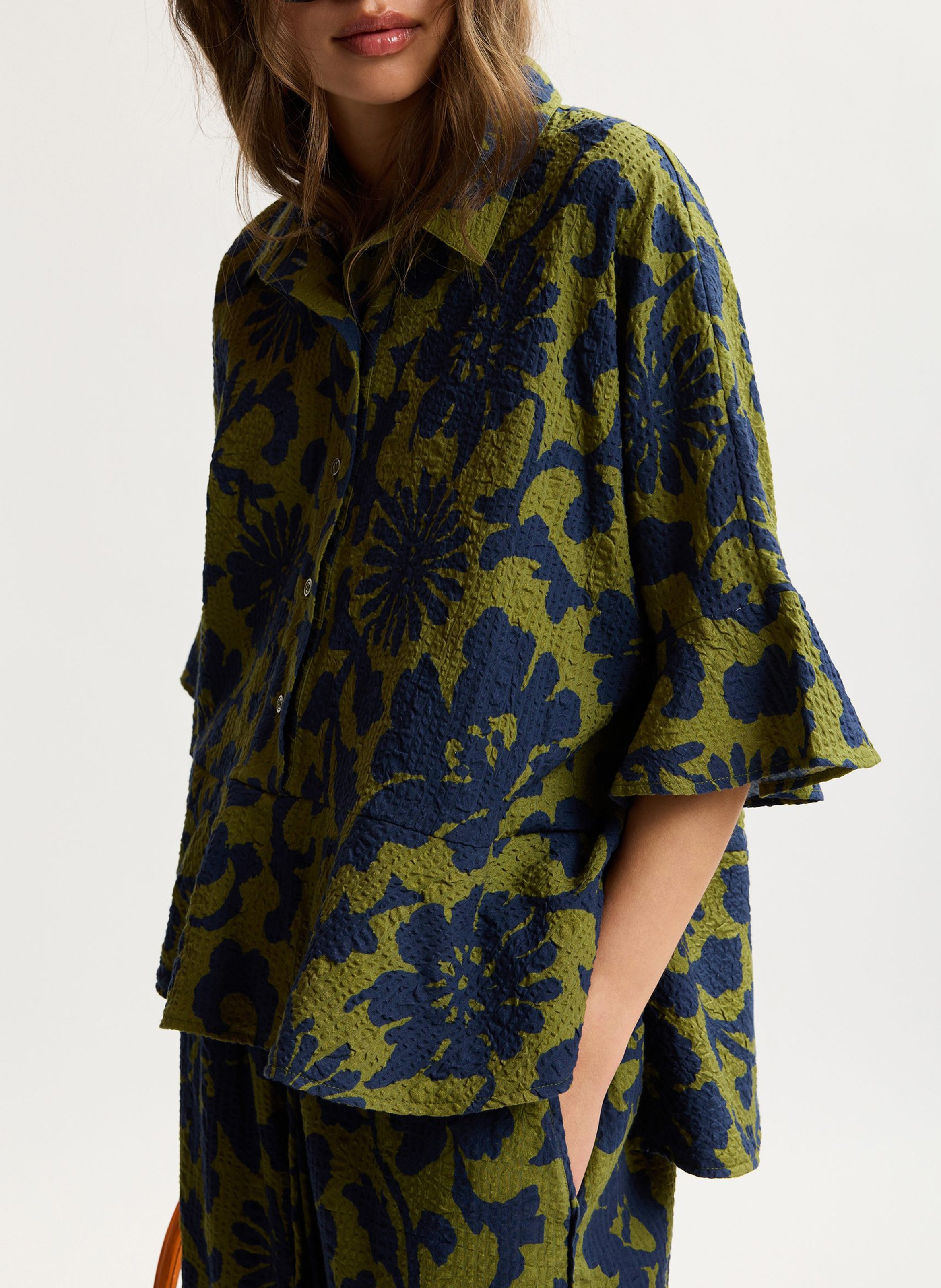 Chemise évasée à motifs en coton ESSENTIEL ANTWERP