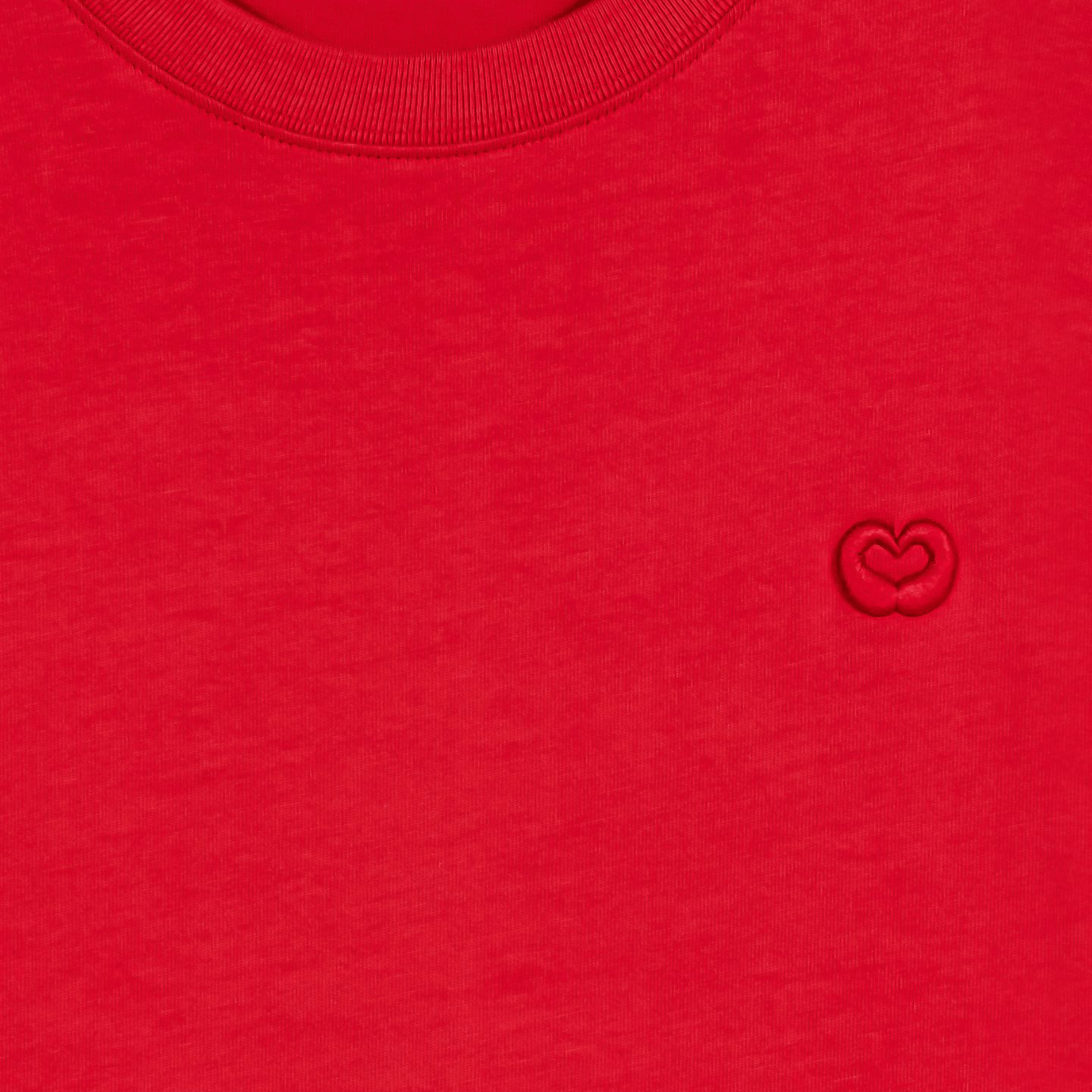 Tee-shirt manches courtes uni MAJE Rouge