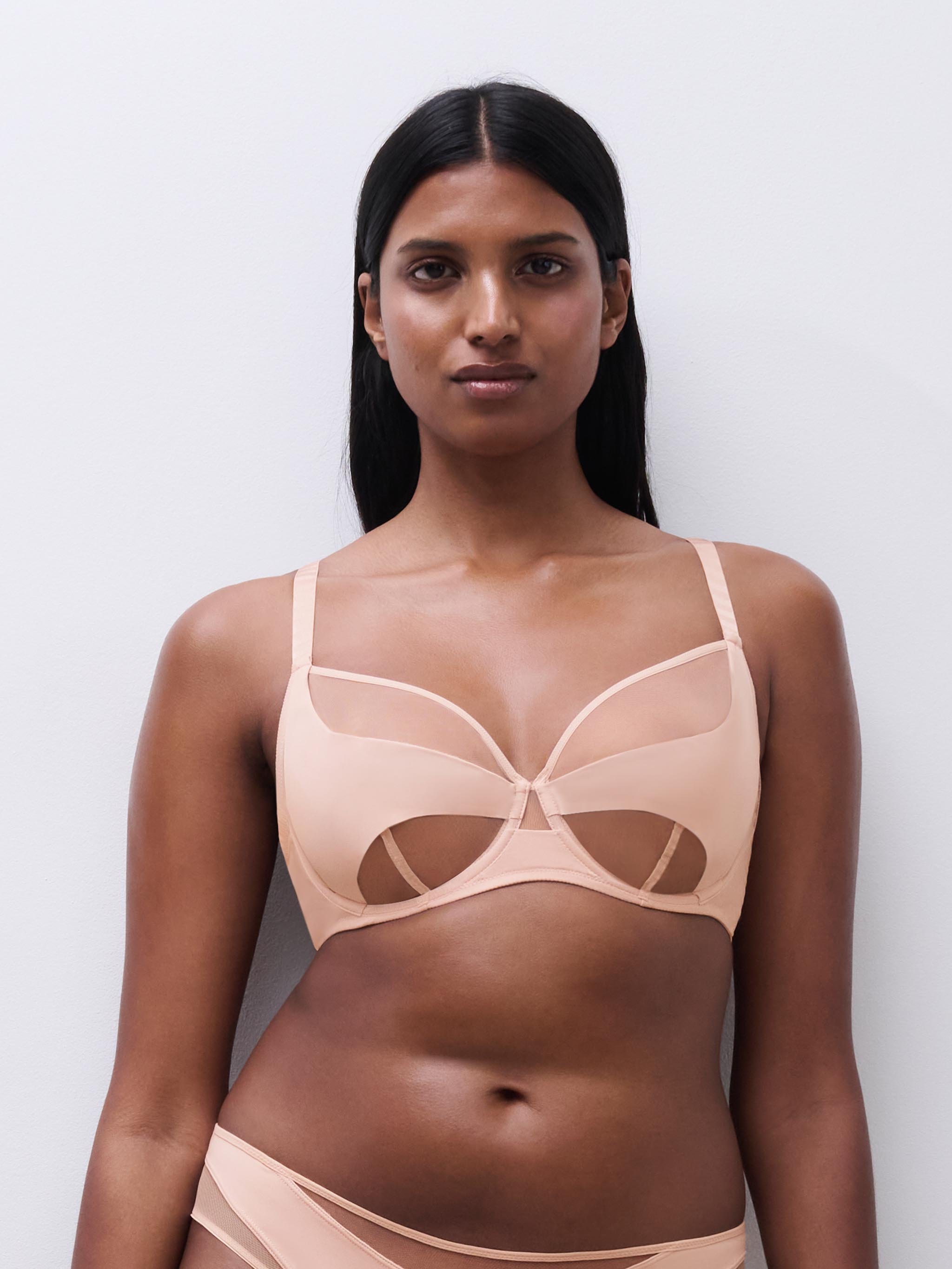 Full-cup bra CHANTELLE PULP Beige