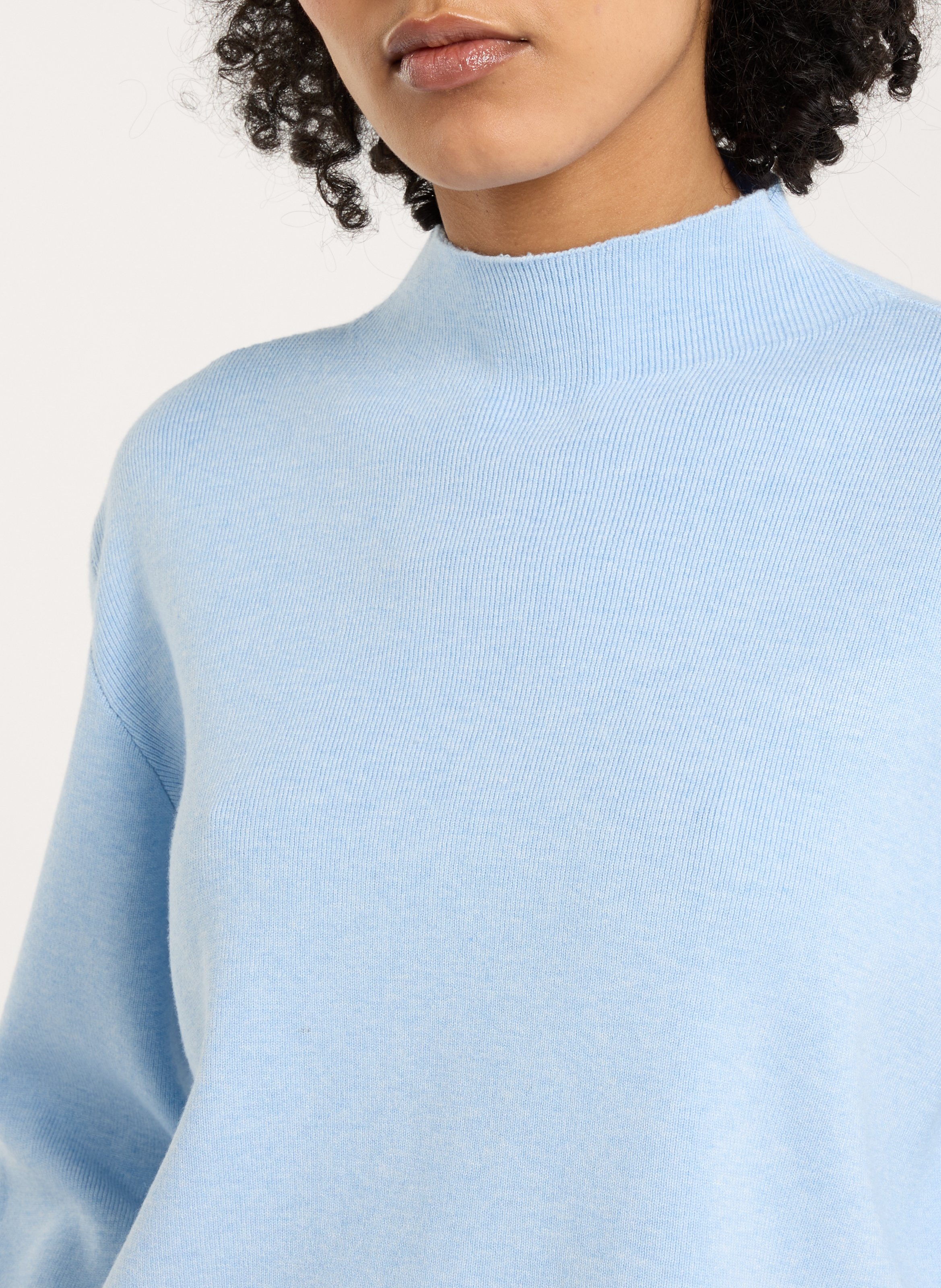 Turtleneck top SAISON 1865 Blue