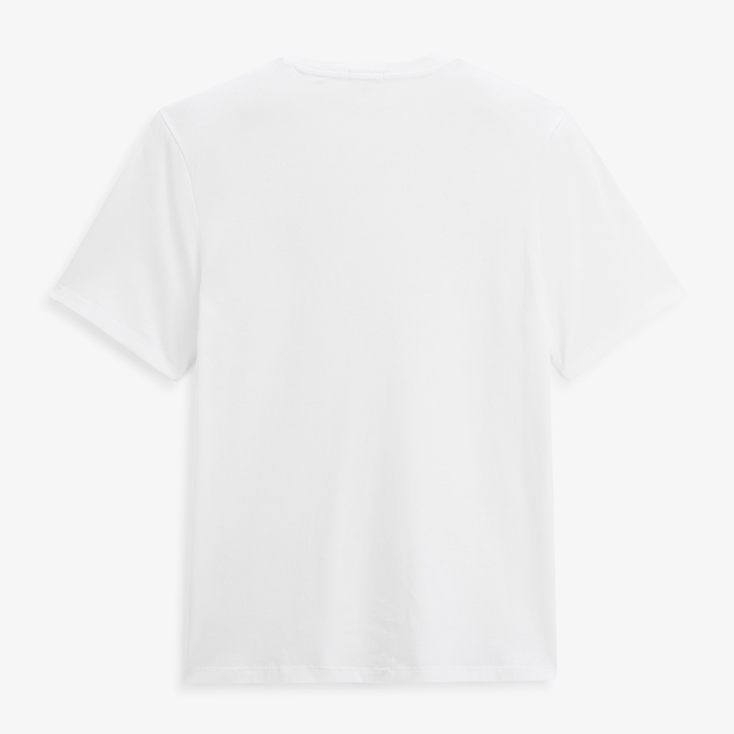 Short-sleeved t-shirt with bouclé badge SERGE BLANCO White