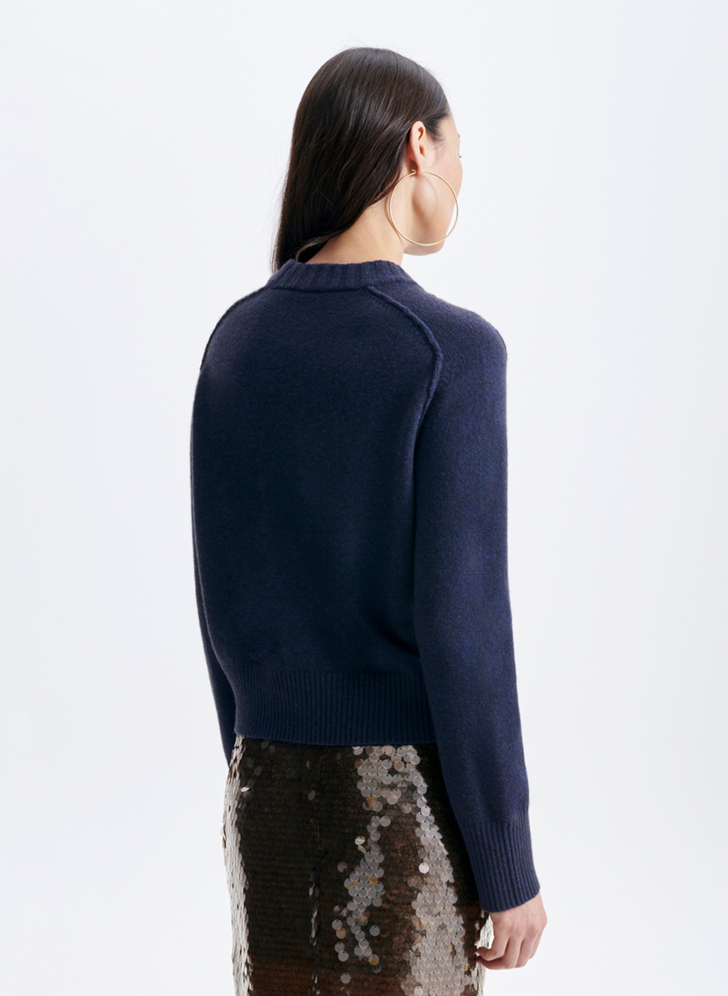 Trui met ronde hals | wolblend VANESSA BRUNO Blauw