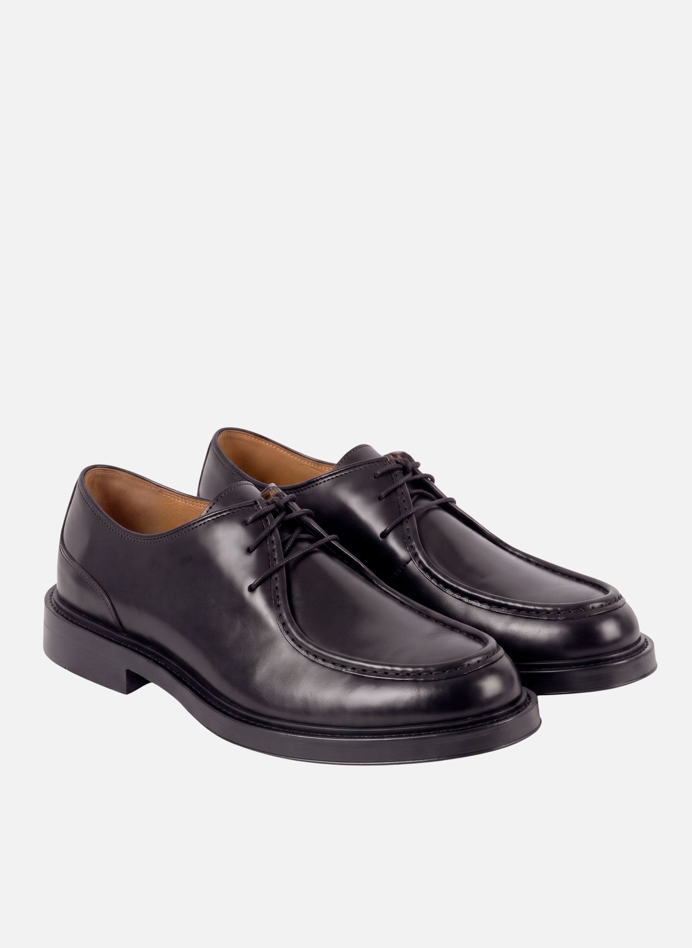 Derbies plateau mathis cuir JULES & JENN Noir