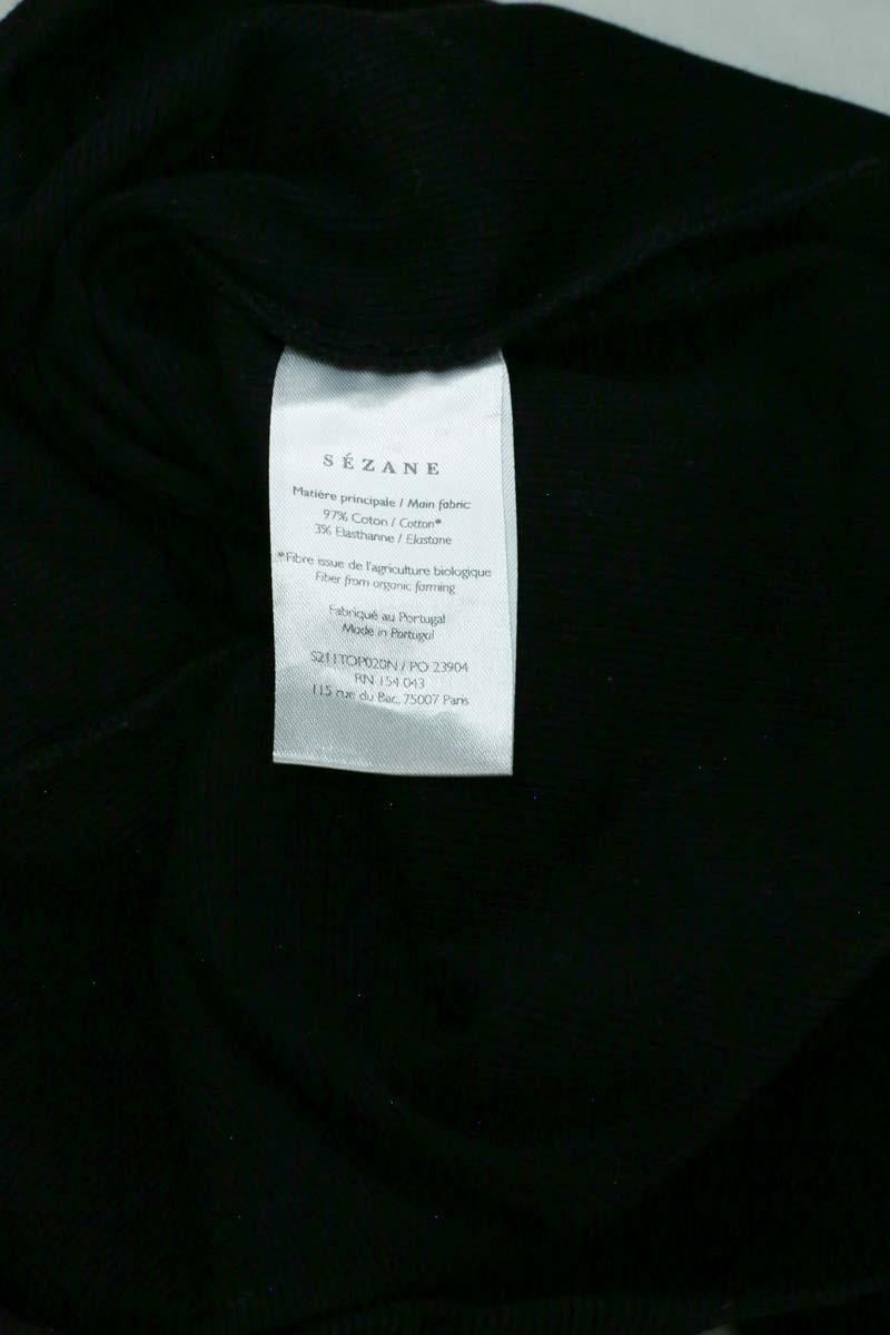 Azawood sleeveless top SEZANE - Seconde main Black