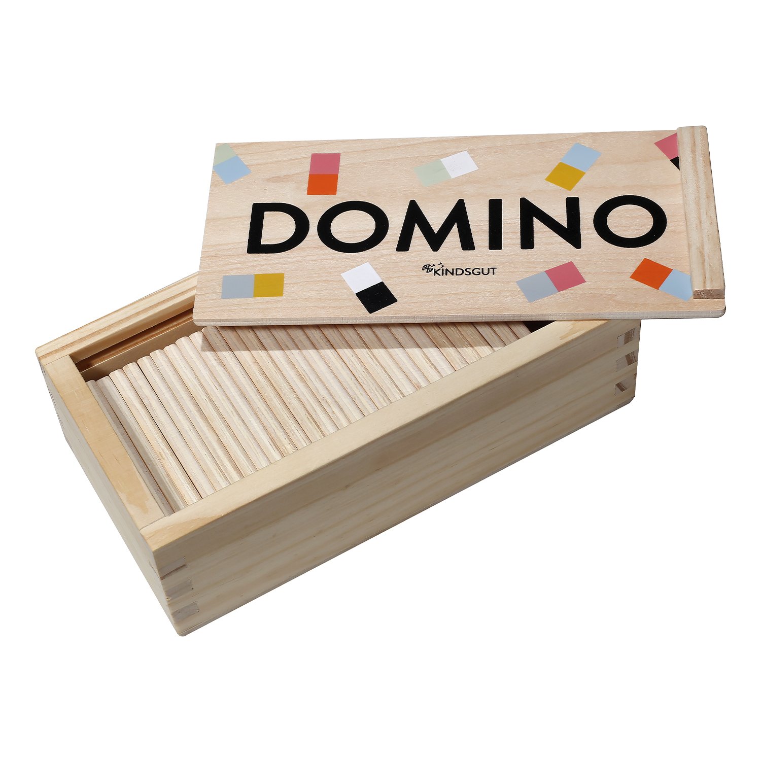Wooden animal dominoes KINDSGUT Multicolored