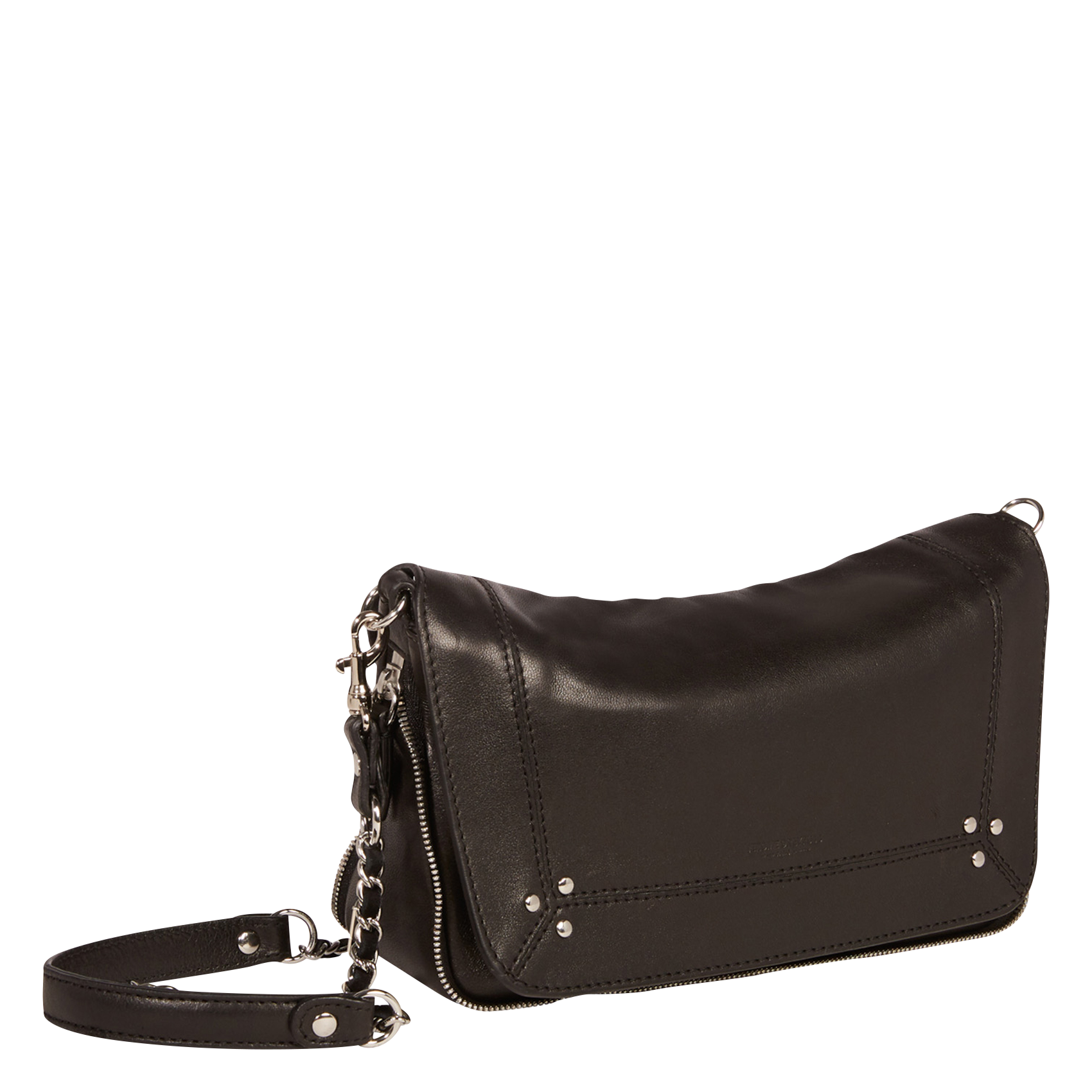 Leather shoulder bag JEROME DREYFUSS Black