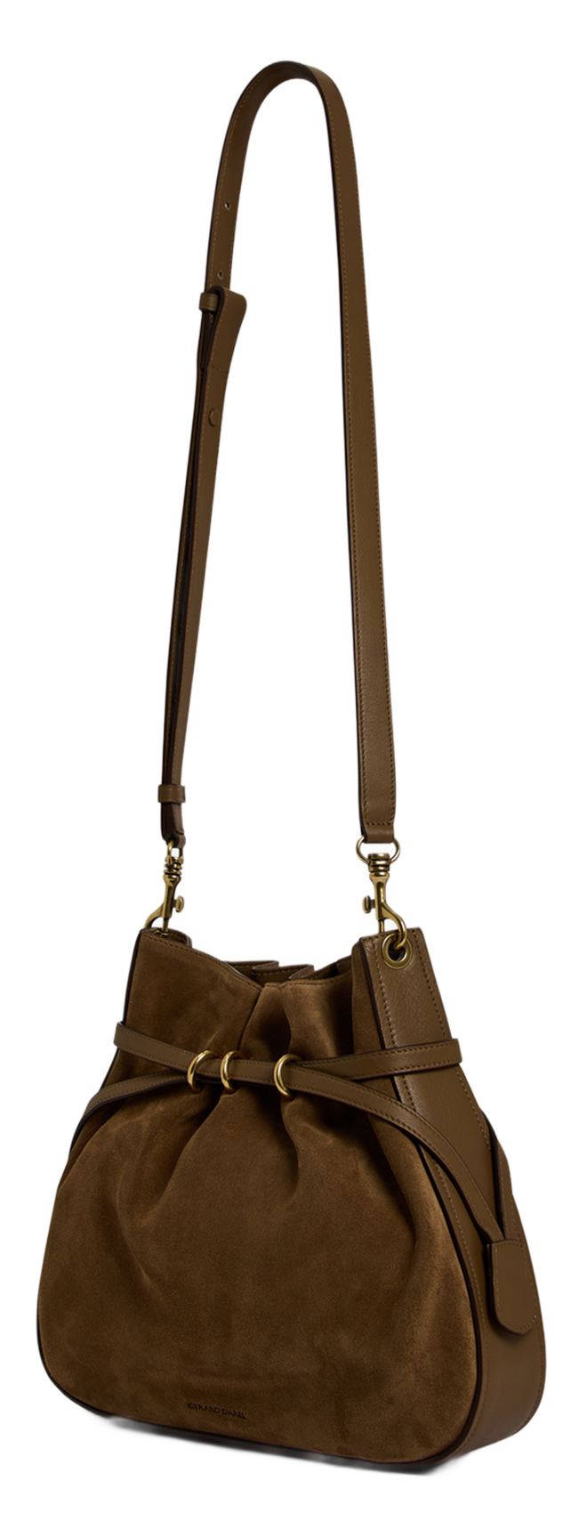 Sac seau bandoulière en cuir GERARD DAREL Vert