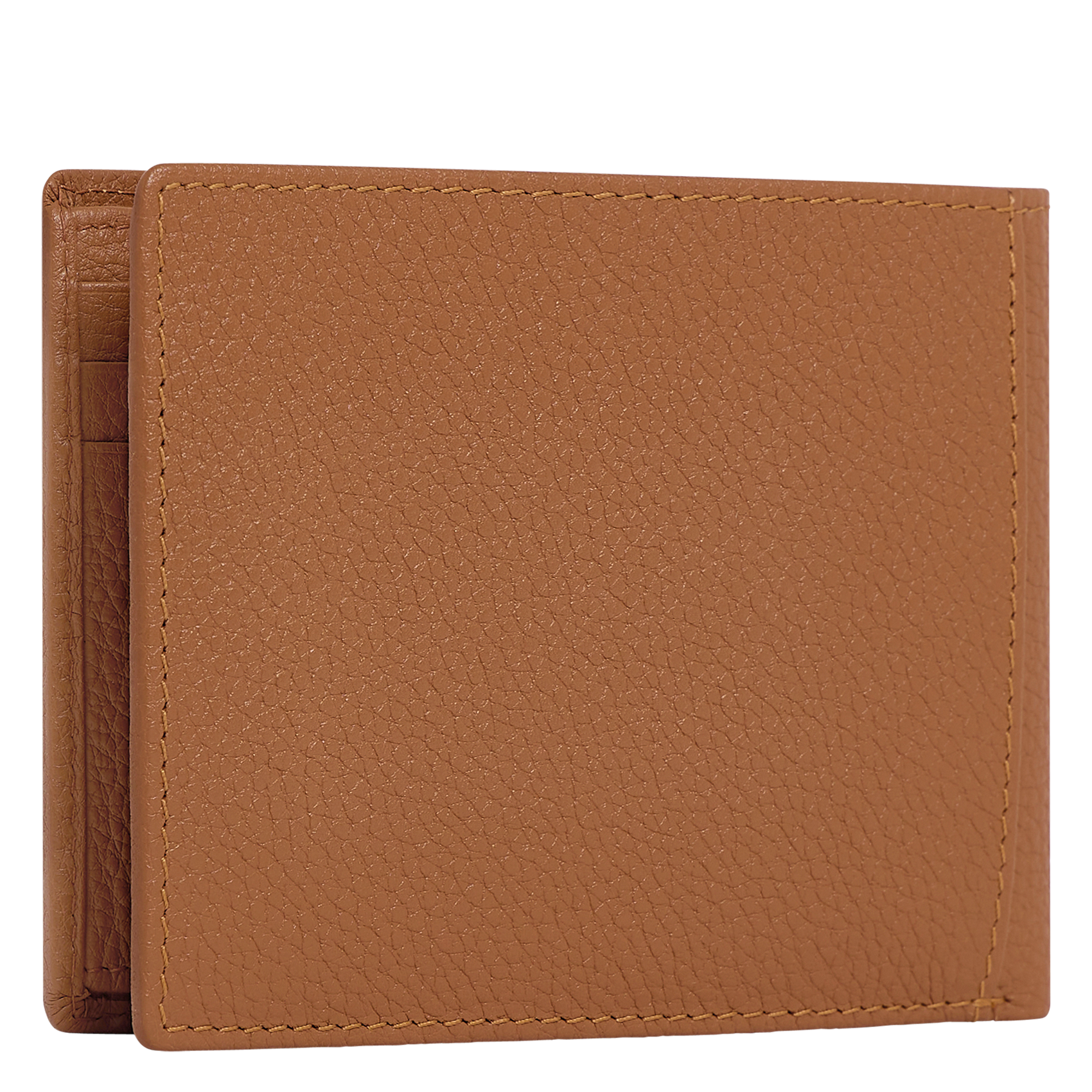 Kleine, leren portemonnee LE TANNEUR Bruin