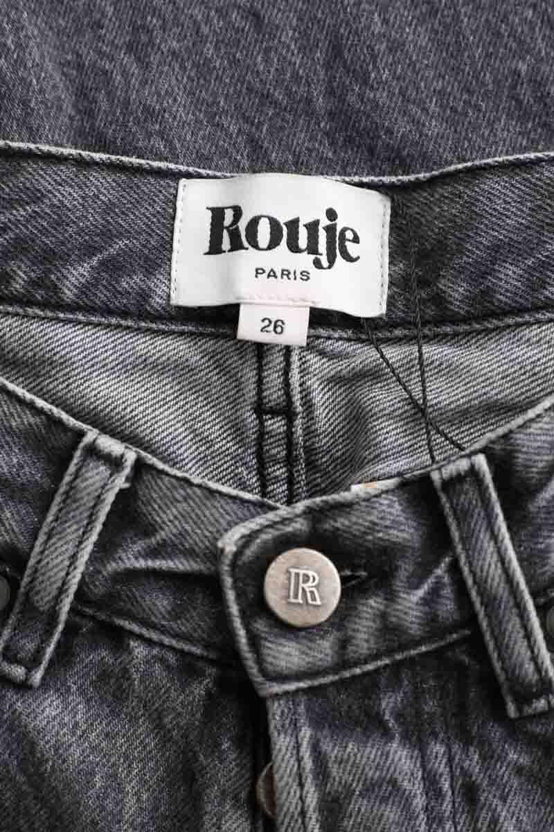 Cotton straight jeans ROUJE - Seconde Main Grey