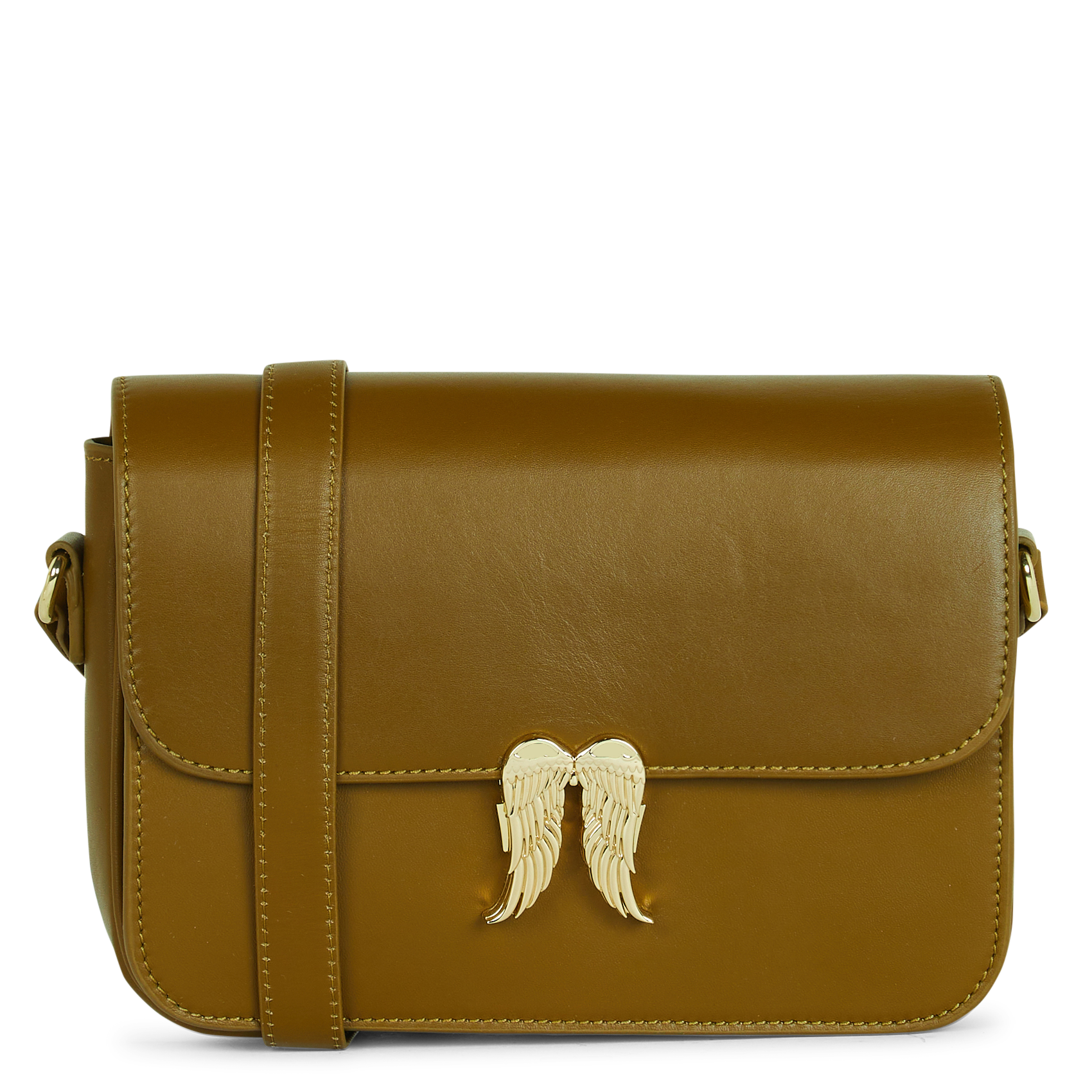 Sac bandoulière en cuir BERENICE Vert