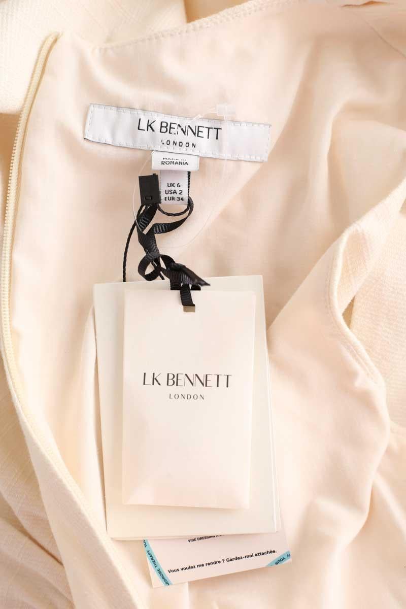 Cotton dress LK BENNETT - Seconde Main Beige