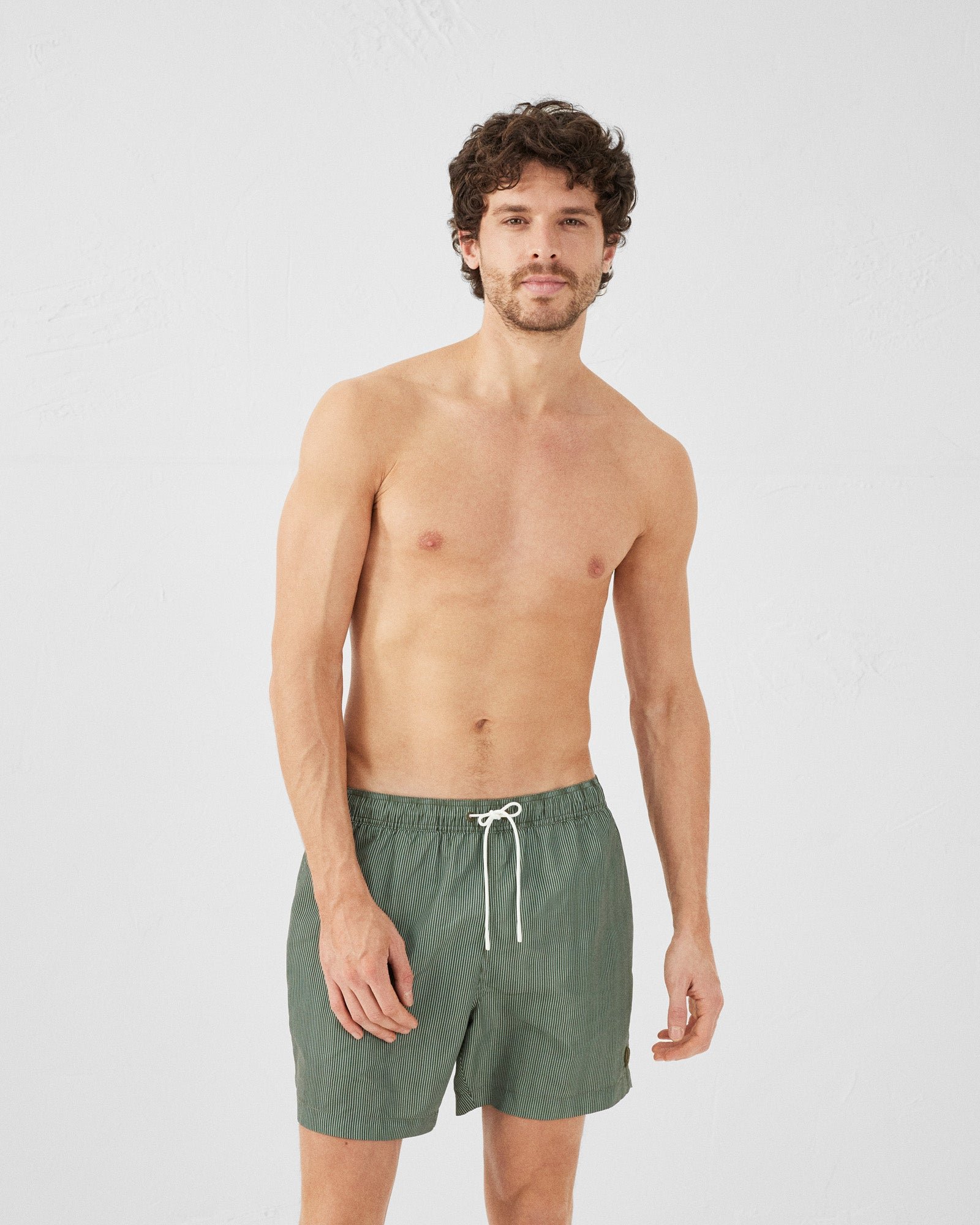 Niolon Stripe Swimsuit JOTT Green