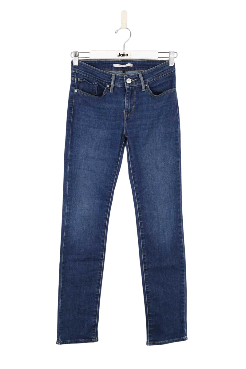 Cotton skinny jeans LEVI'S - Seconde main Blue