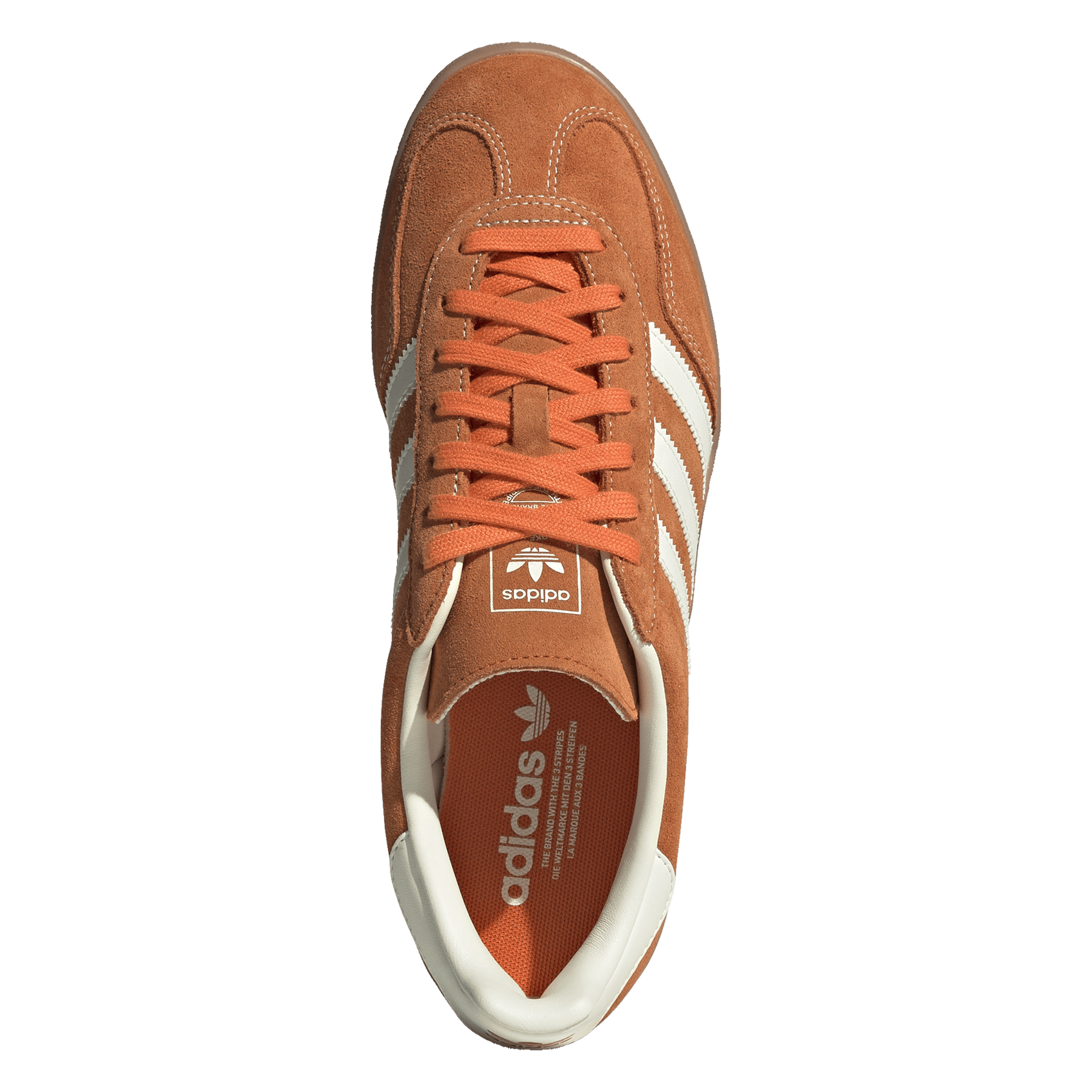 Basket basses en cuir ADIDAS Orange
