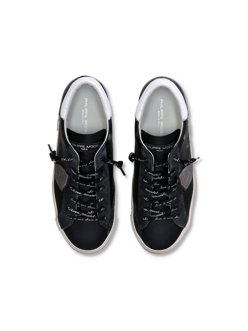 Baskets prsx tennis PHILIPPE MODEL Argent