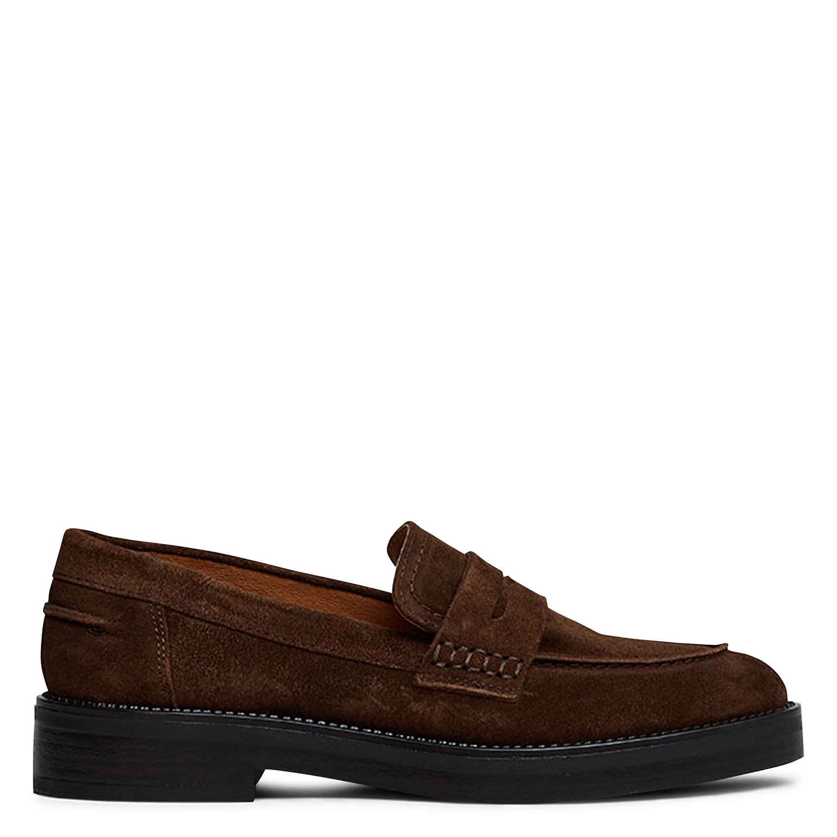 Leather loafers JONAK Brown