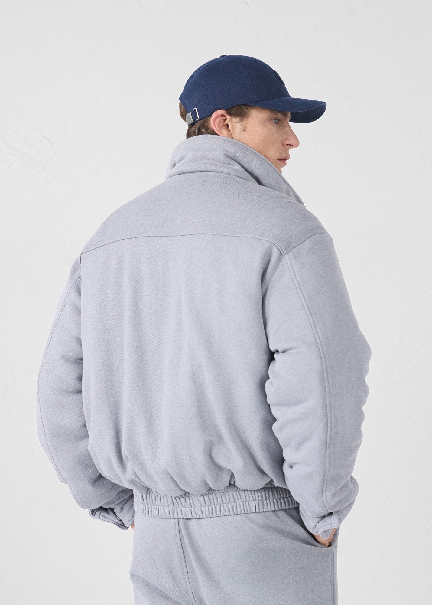 Hank jersey bomber jacket JOTT Grey