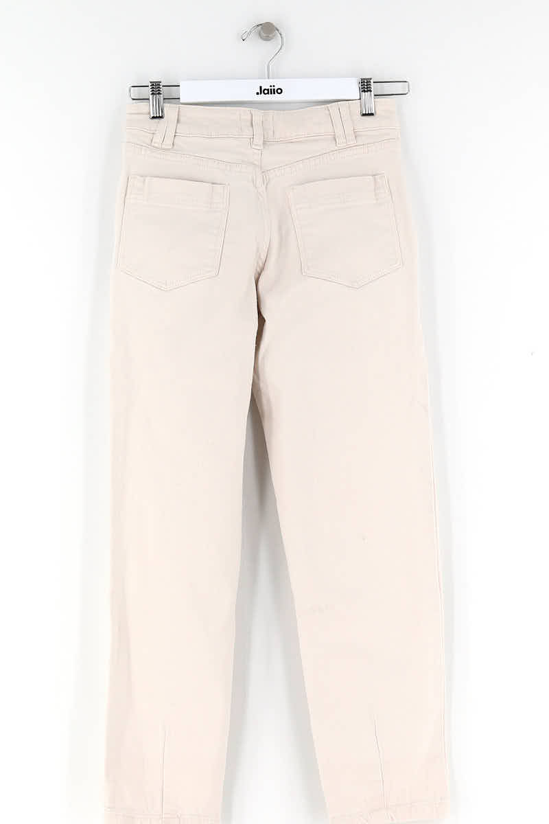 - Straight-leg jeans
- 5 pockets
- Straight cut
- Faded effect SEZANE - Seconde main Beige