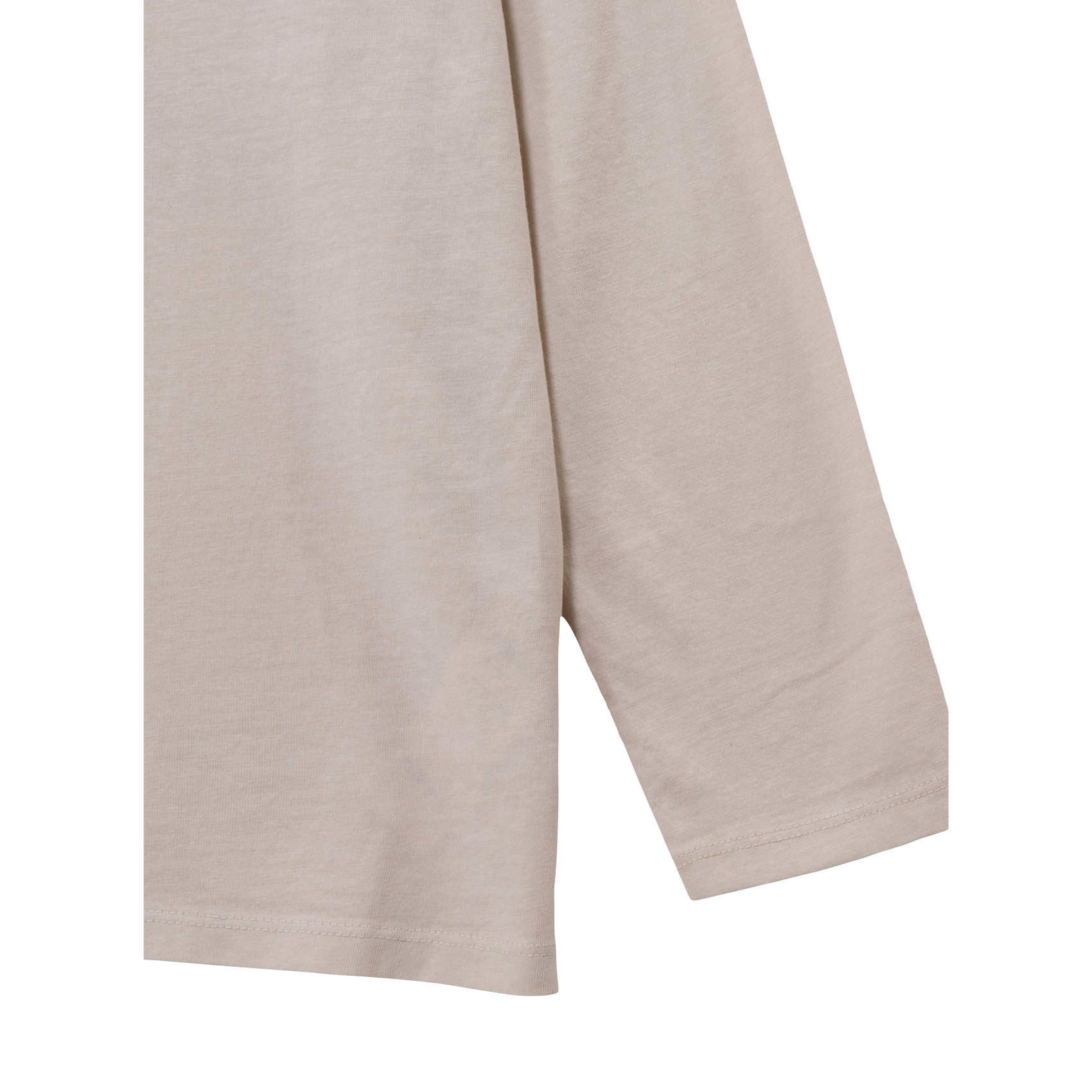 T-Shirt mit langen Ärmeln - Siebdruck IKKS JUNIOR Beige