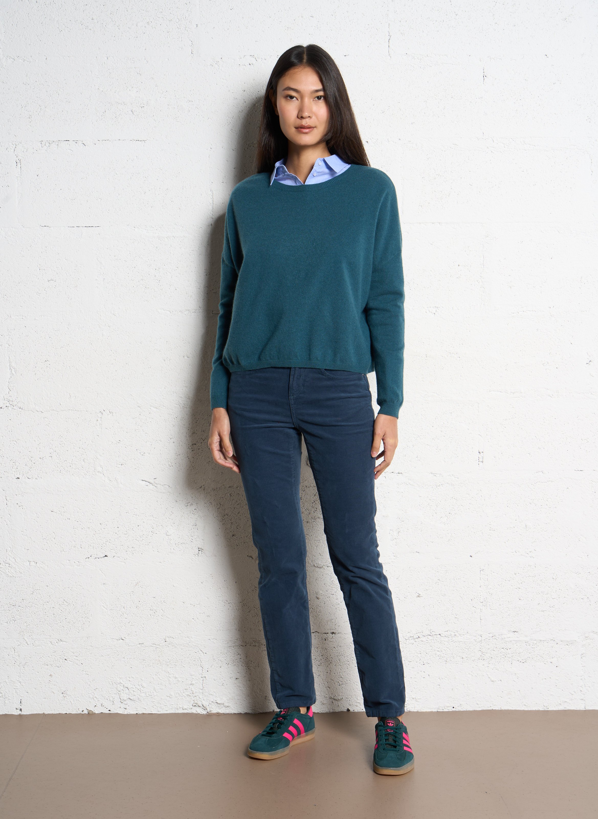 Delamour - Kaschmirpullover SUD EXPRESS Blau