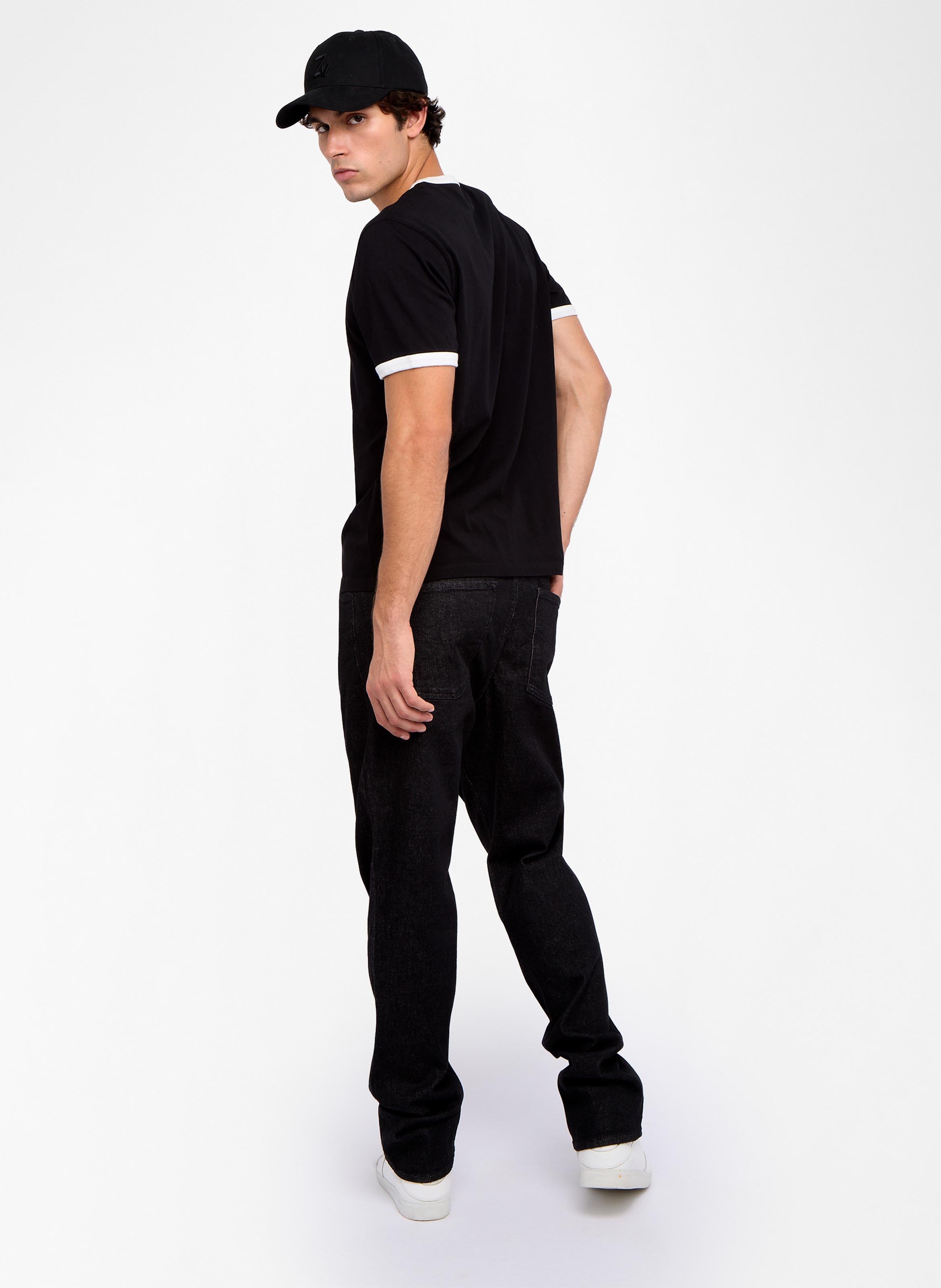 Straight screen-printed round-neck T-shirt ZADIG&VOLTAIRE Black