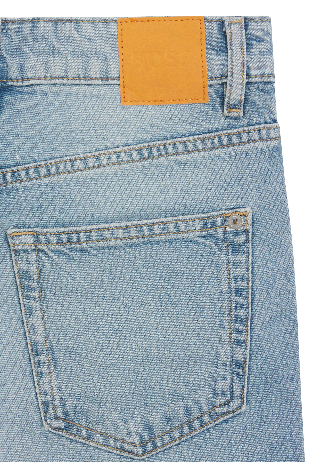 Jean slim en coton mélangé BOSS Bleu