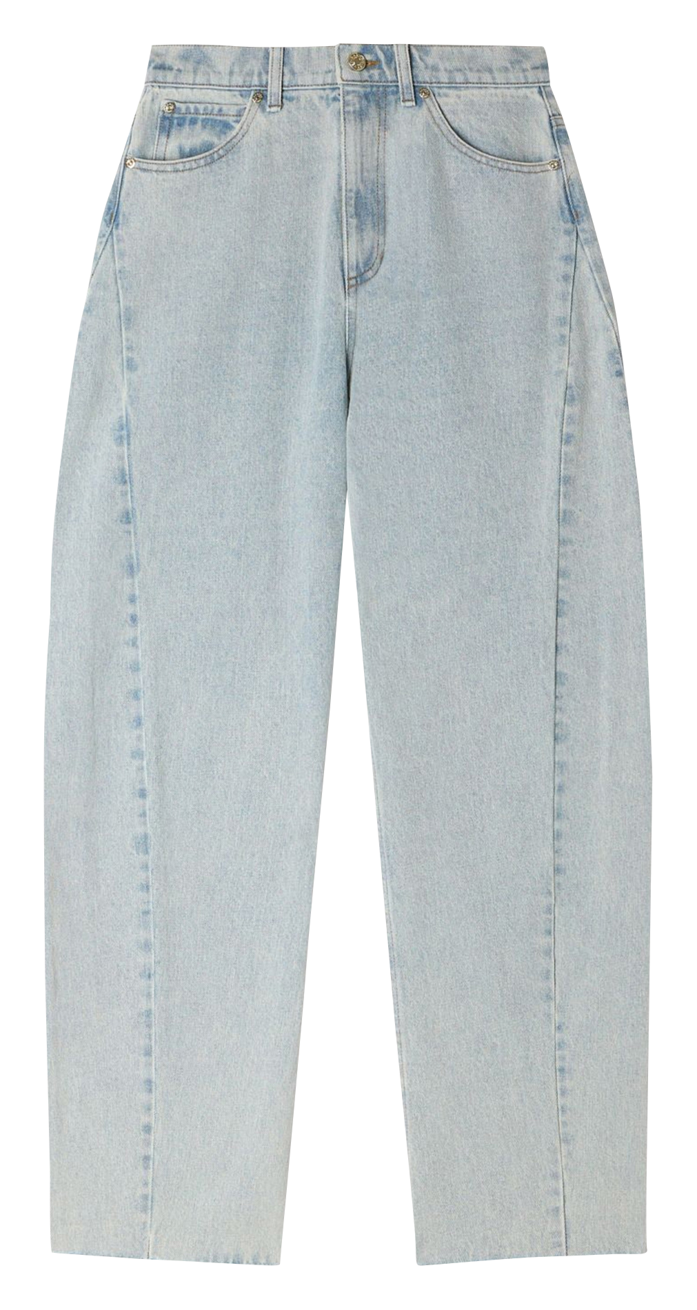 Jean barrel en coton SANDRO Bleu
