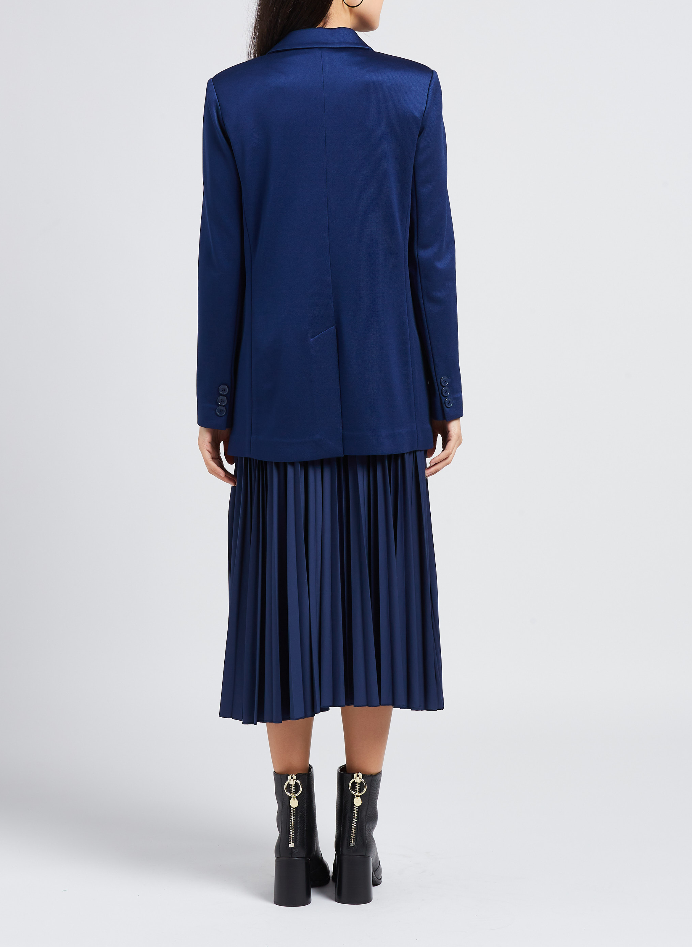 Blazer en sergé de jersey  MAX&Co. Bleu