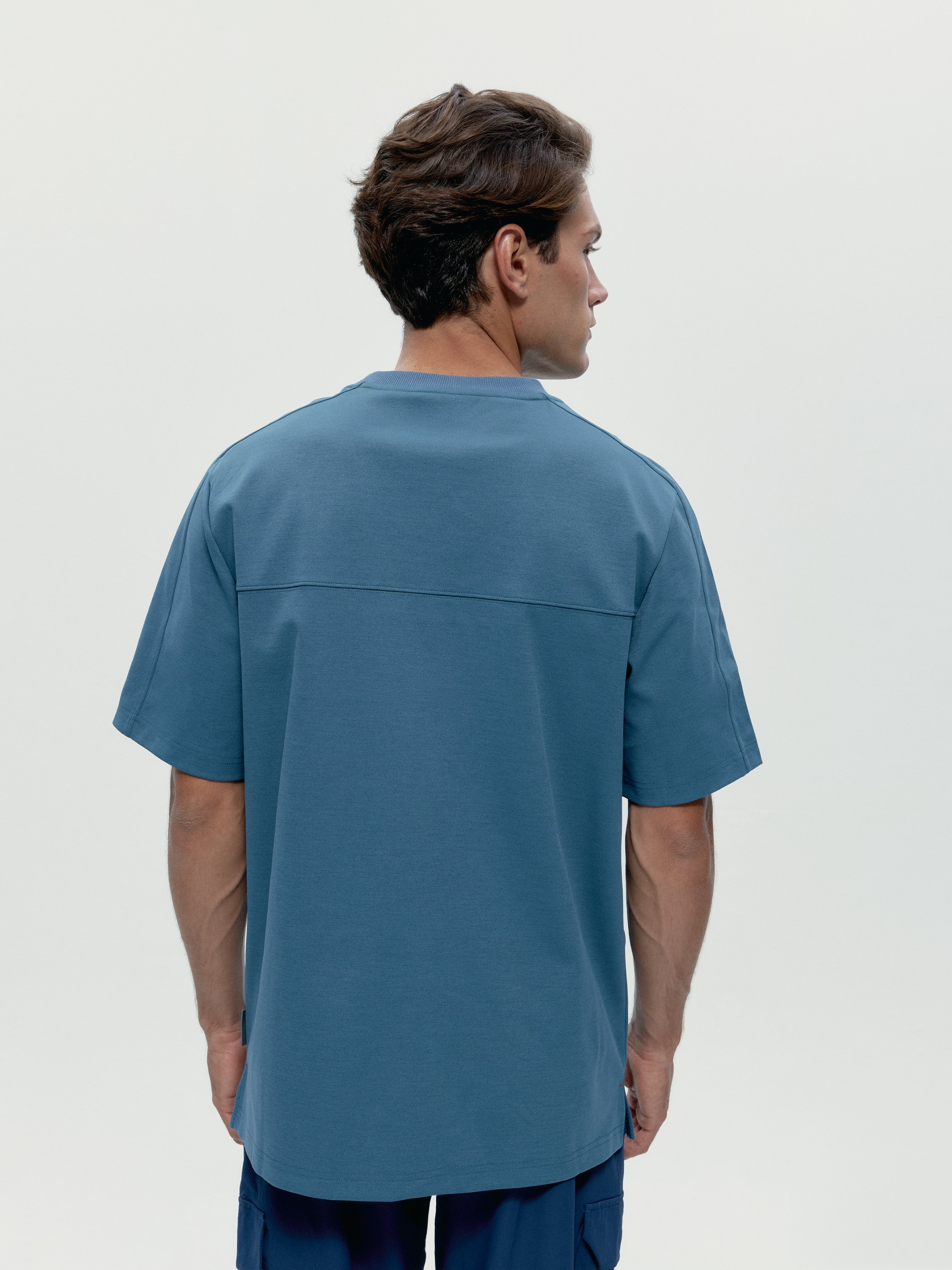 Short-sleeve performance recovery T-shirt BORN Blue