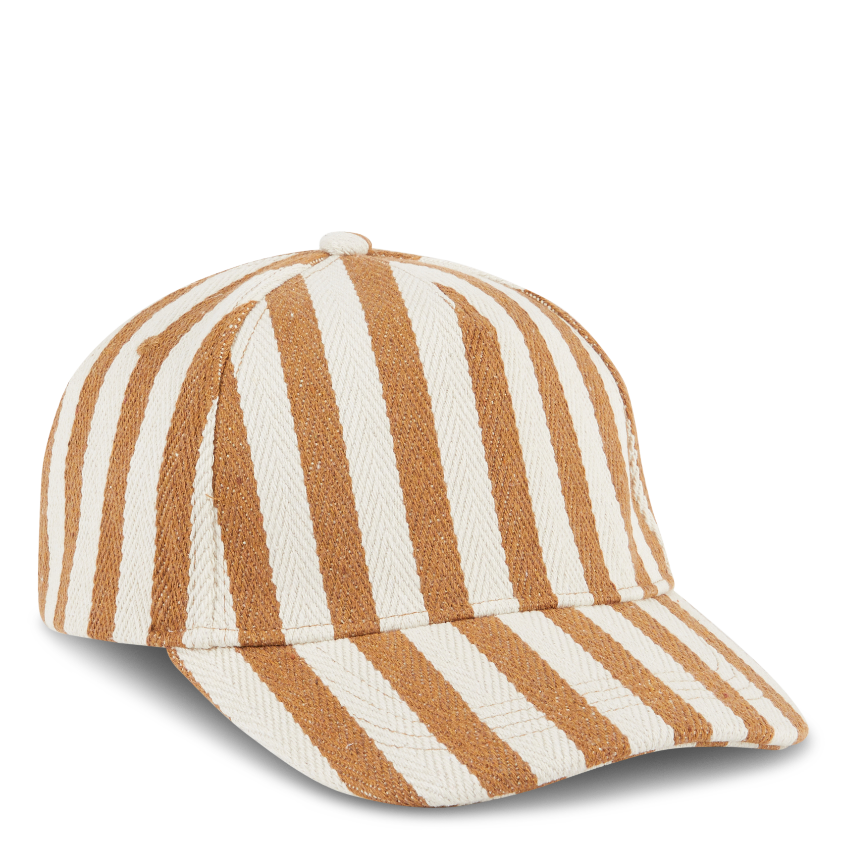 Casquette à rayures AU PRINTEMPS PARIS Marron